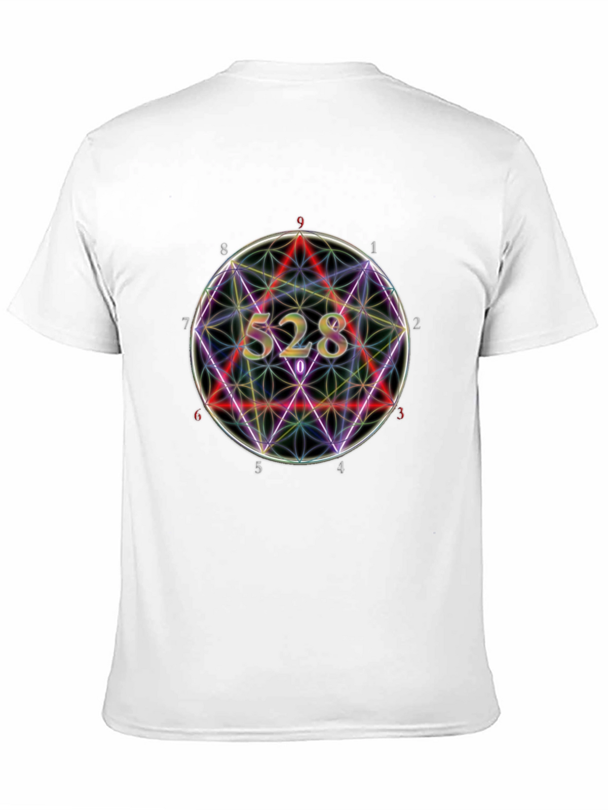 Geometric 528 Graphic Tee - Mens Black T-Shirt