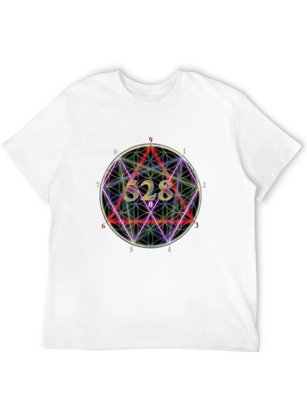 Geometric 528 Graphic Tee - Mens Black T-Shirt