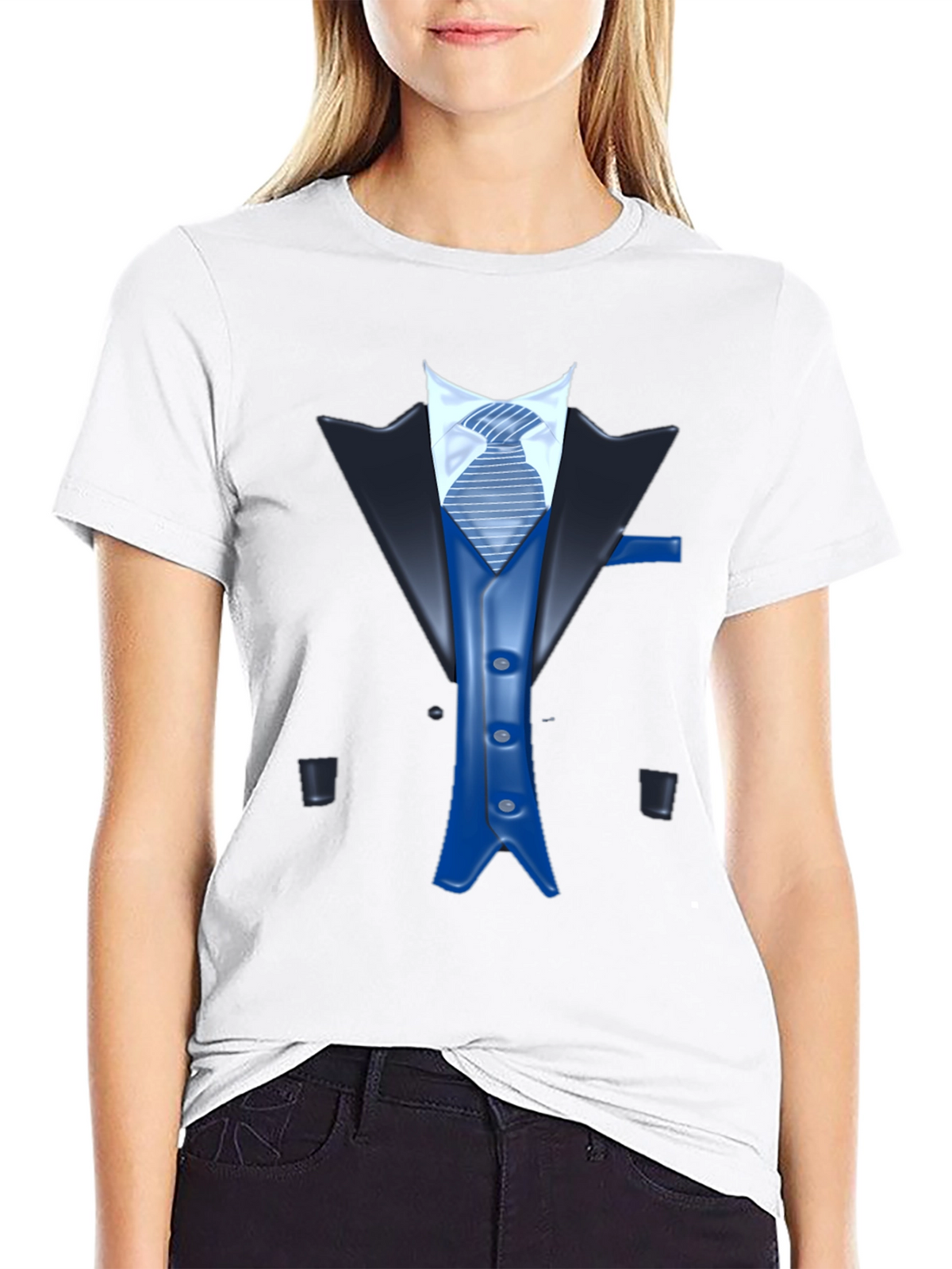 Tuxedo Graphic T-Shirt - Novelty Formal Wear Tee