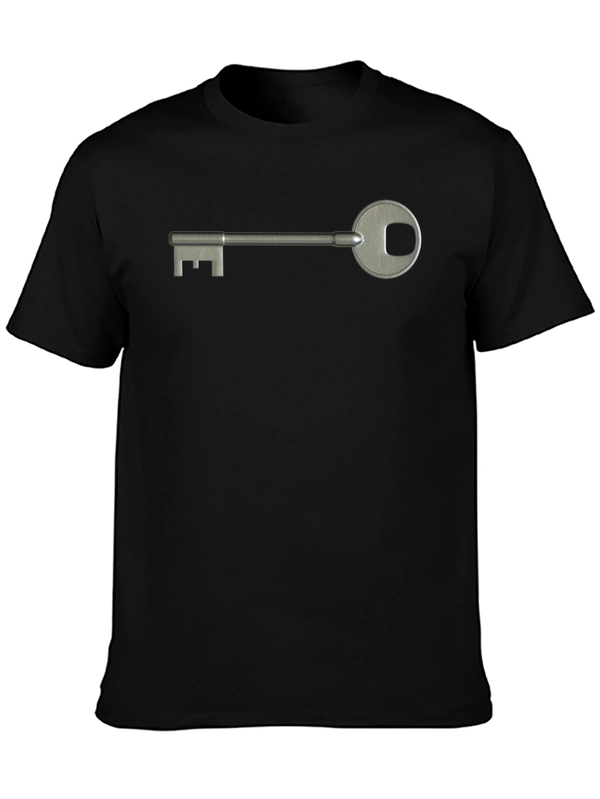 Key Graphic Black T-Shirt - Unisex
