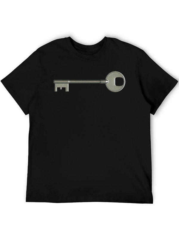 Key Graphic Black T-Shirt - Unisex