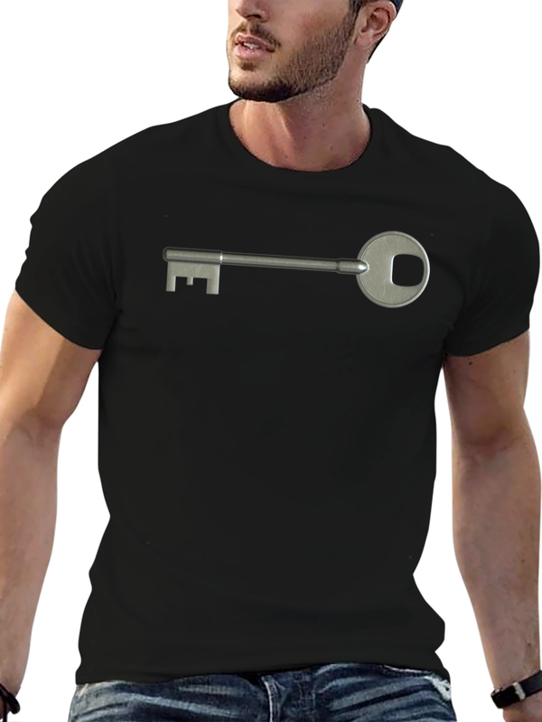Key Graphic Black T-Shirt - Unisex