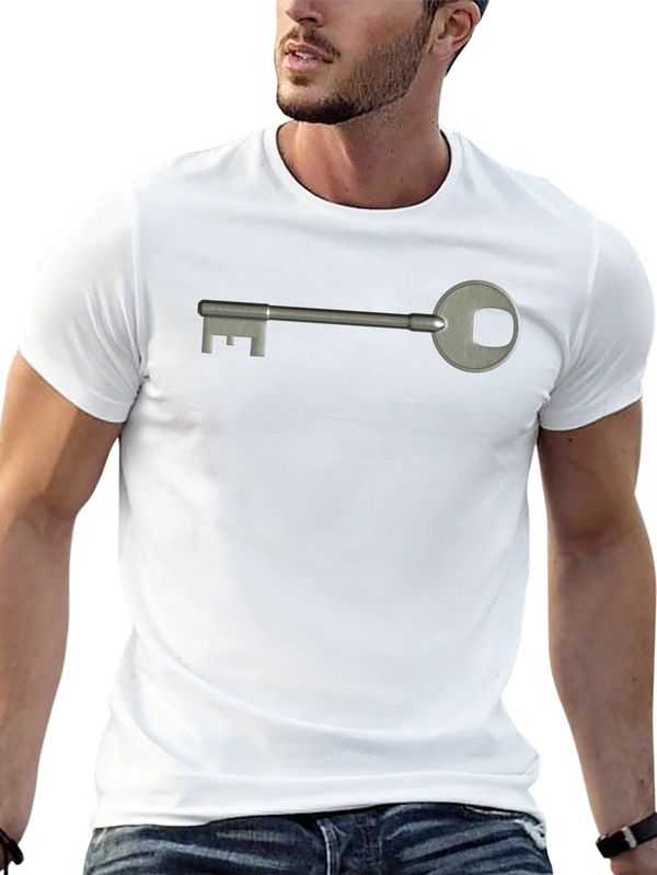 Key Graphic Black T-Shirt - Unisex