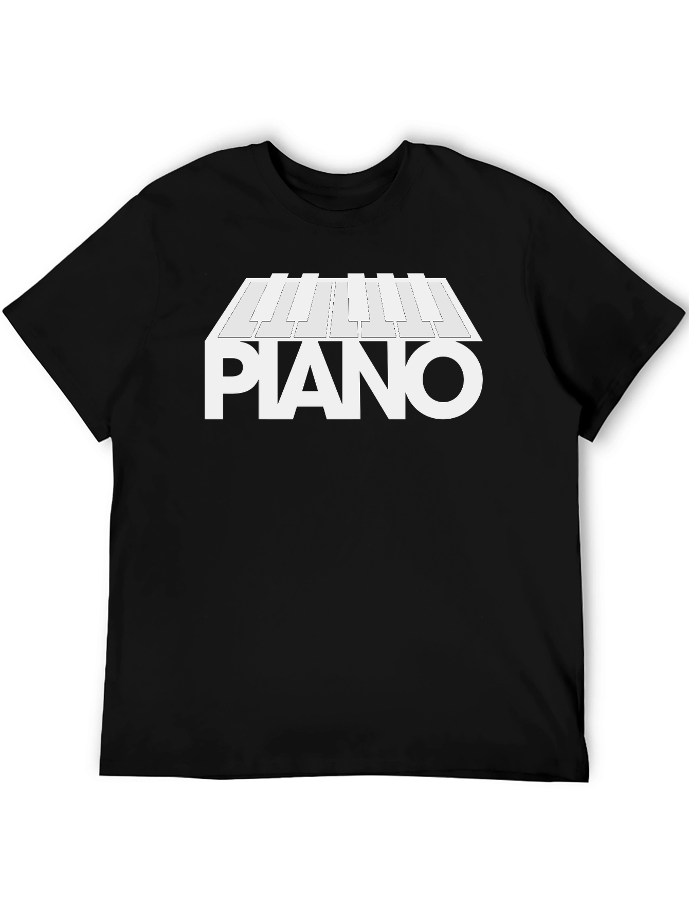 Piano Keys Graphic Tee - Music Lovers T-Shirt