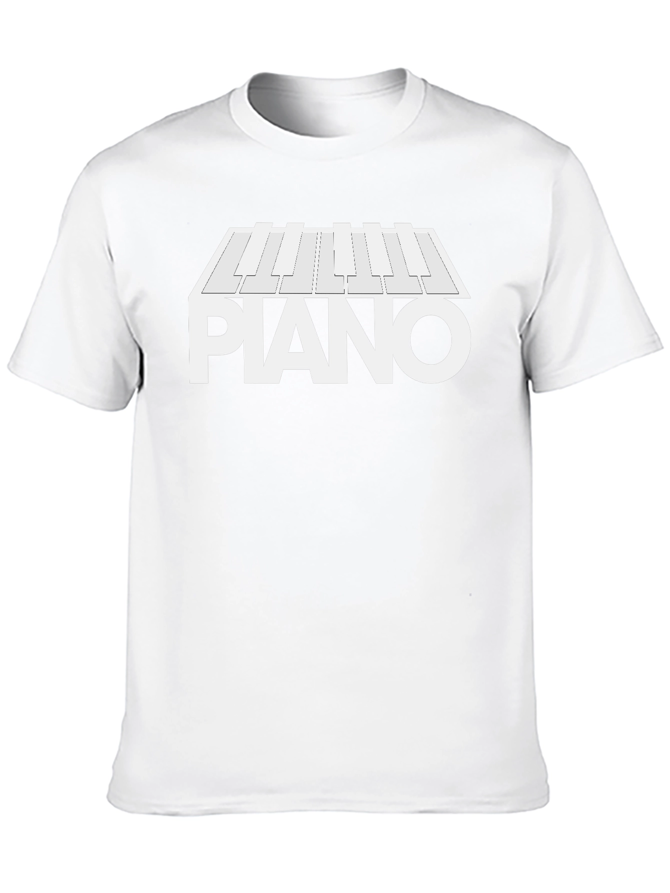 Piano Keys Graphic Tee - Music Lovers T-Shirt