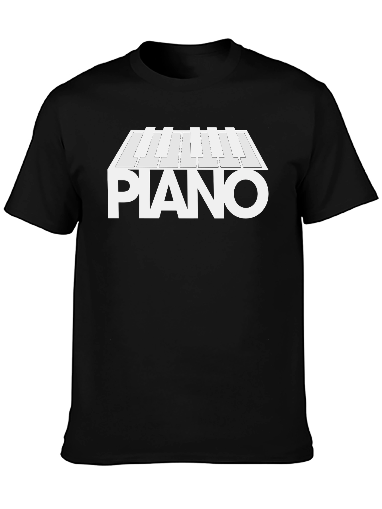 Piano Keys Graphic Tee - Music Lovers T-Shirt