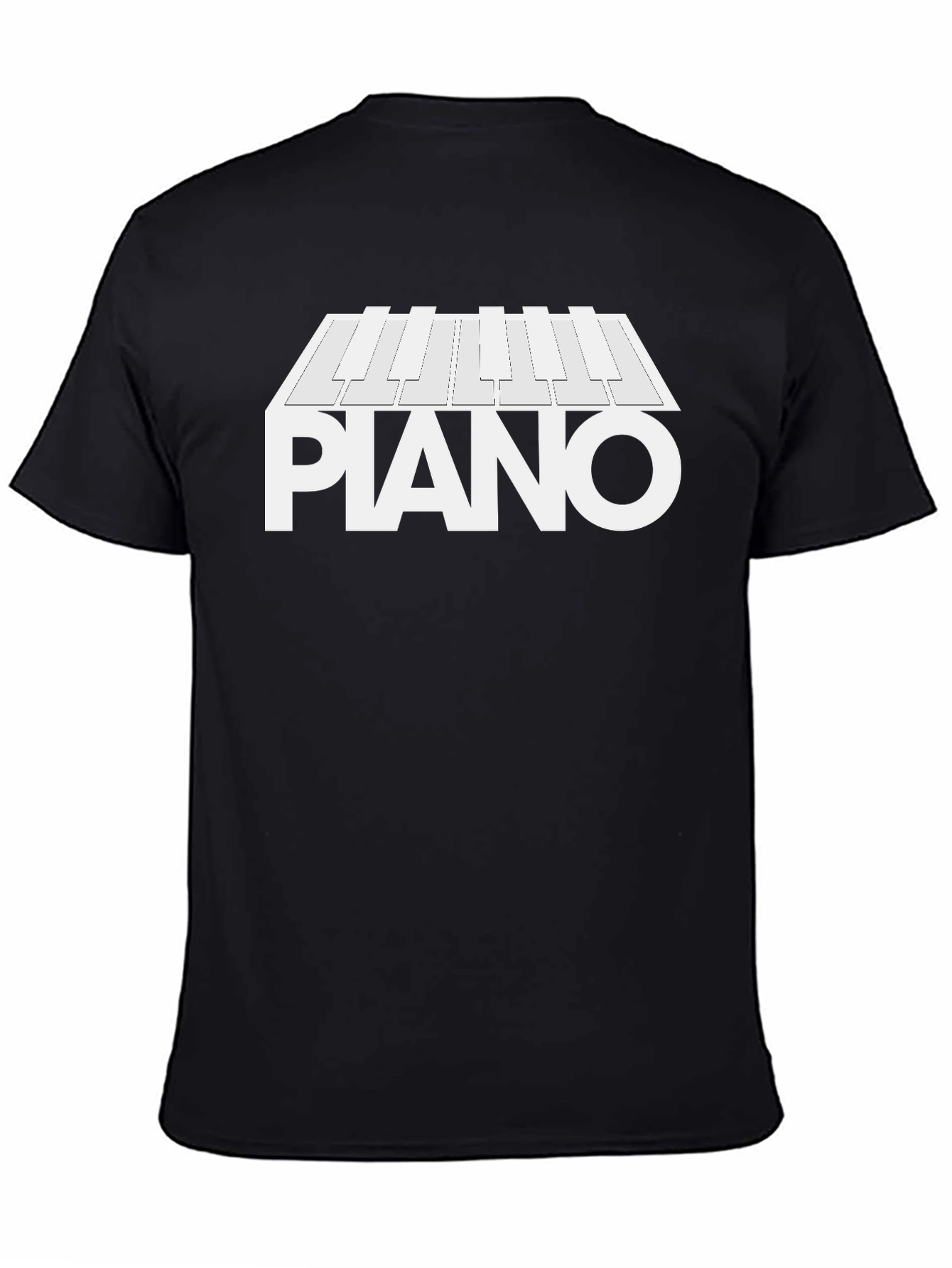Piano Keys Graphic Tee - Music Lovers T-Shirt