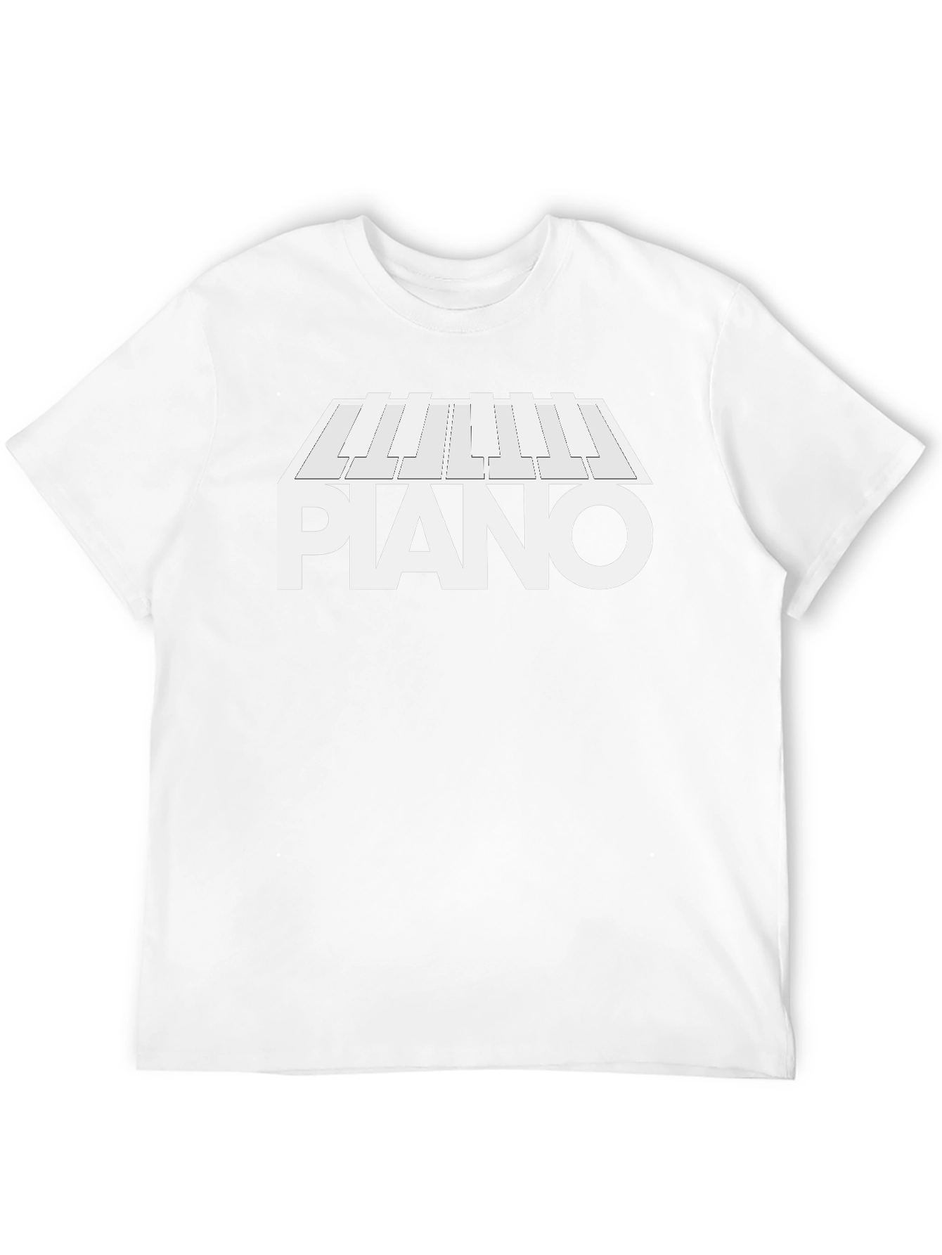 Piano Keys Graphic Tee - Music Lovers T-Shirt