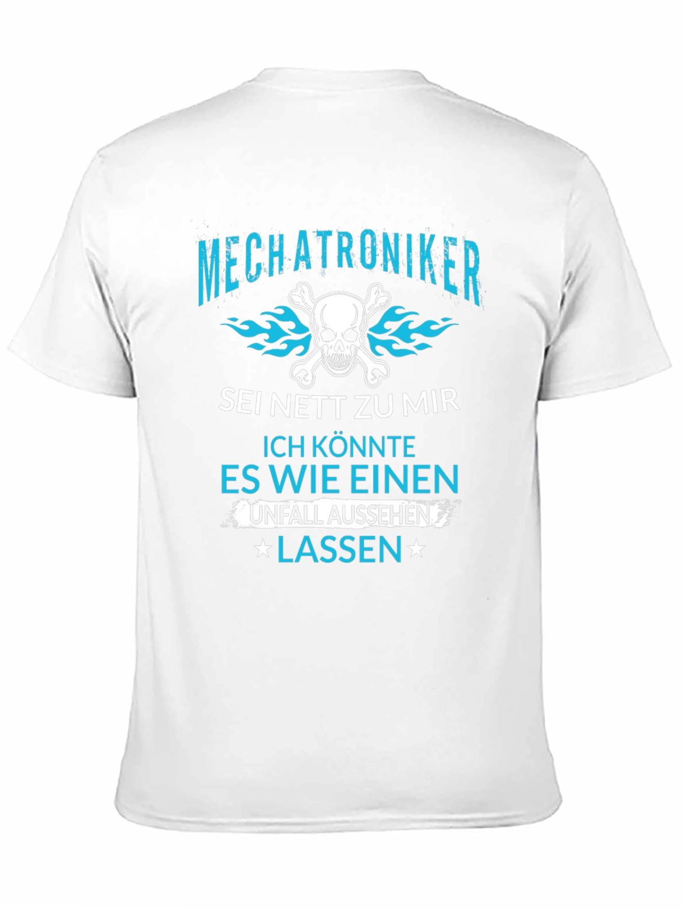 Mechatroniker Skull Graphic T-Shirt