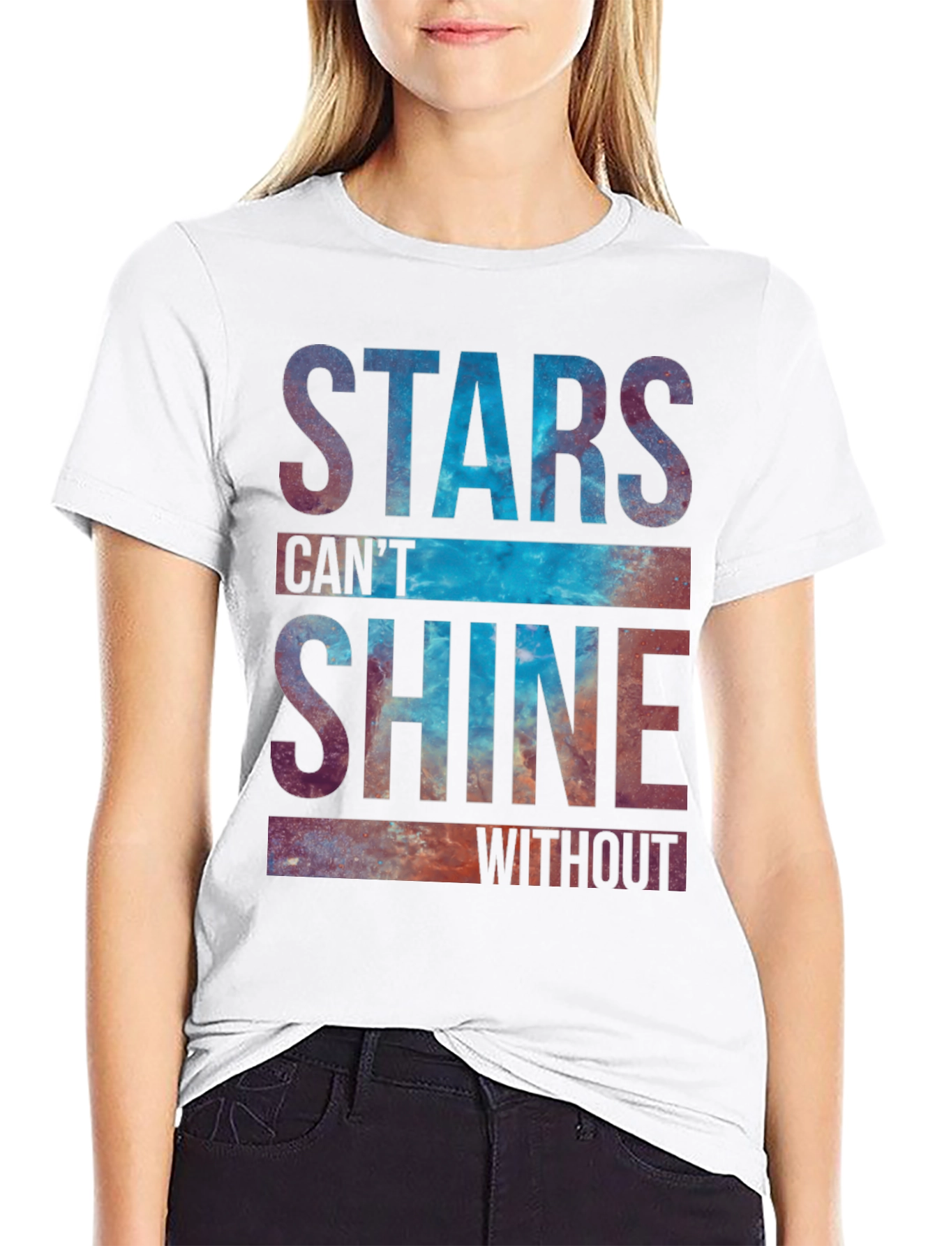 Stars Cant Shine Graphic Tee