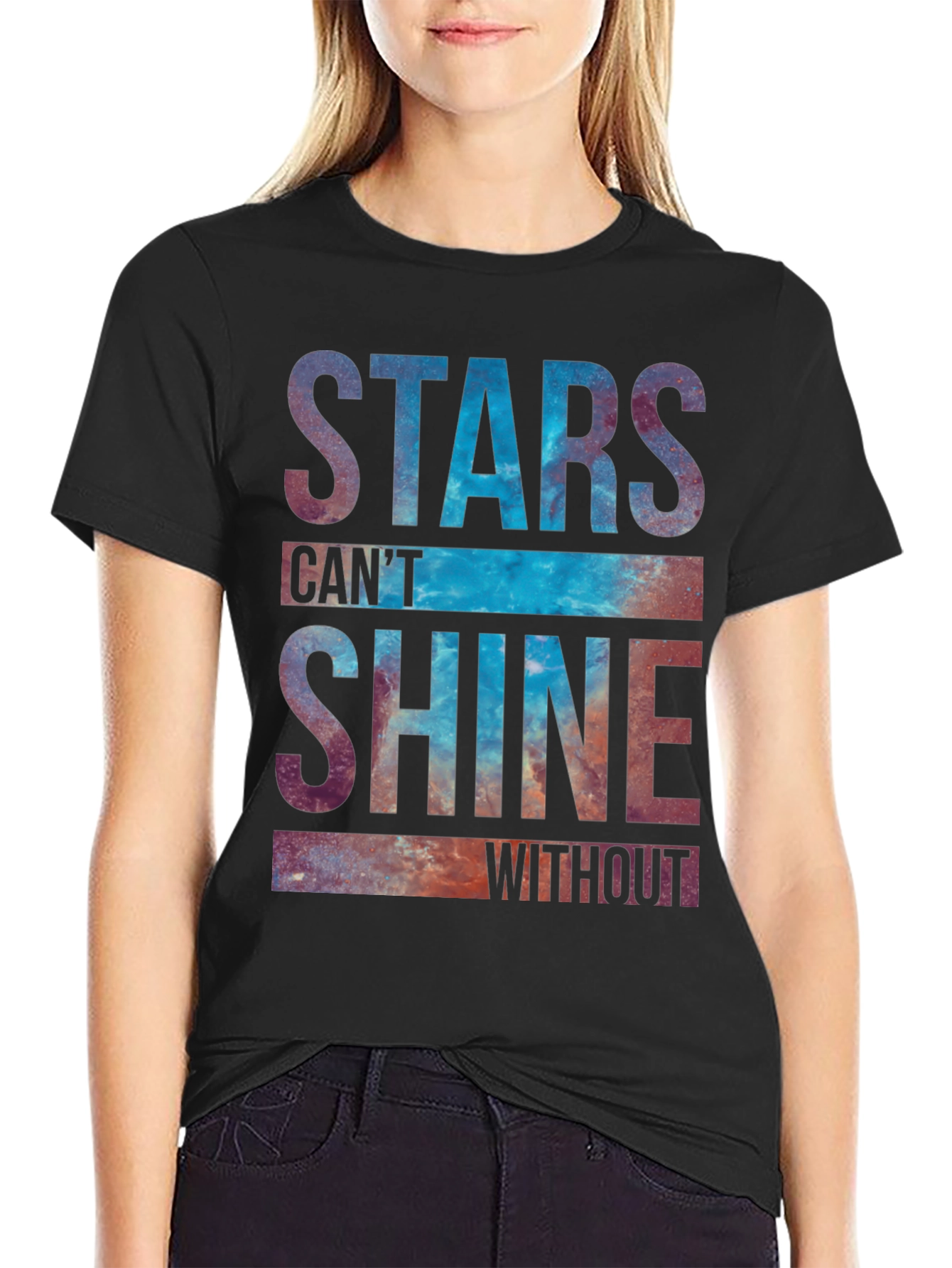 Stars Cant Shine Graphic Tee