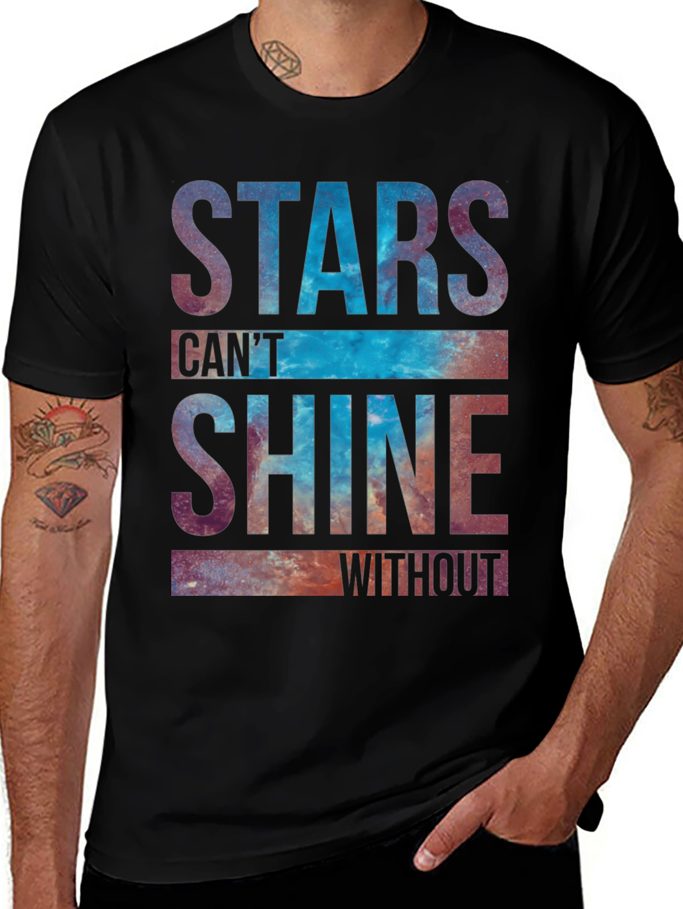 Stars Cant Shine Graphic Tee