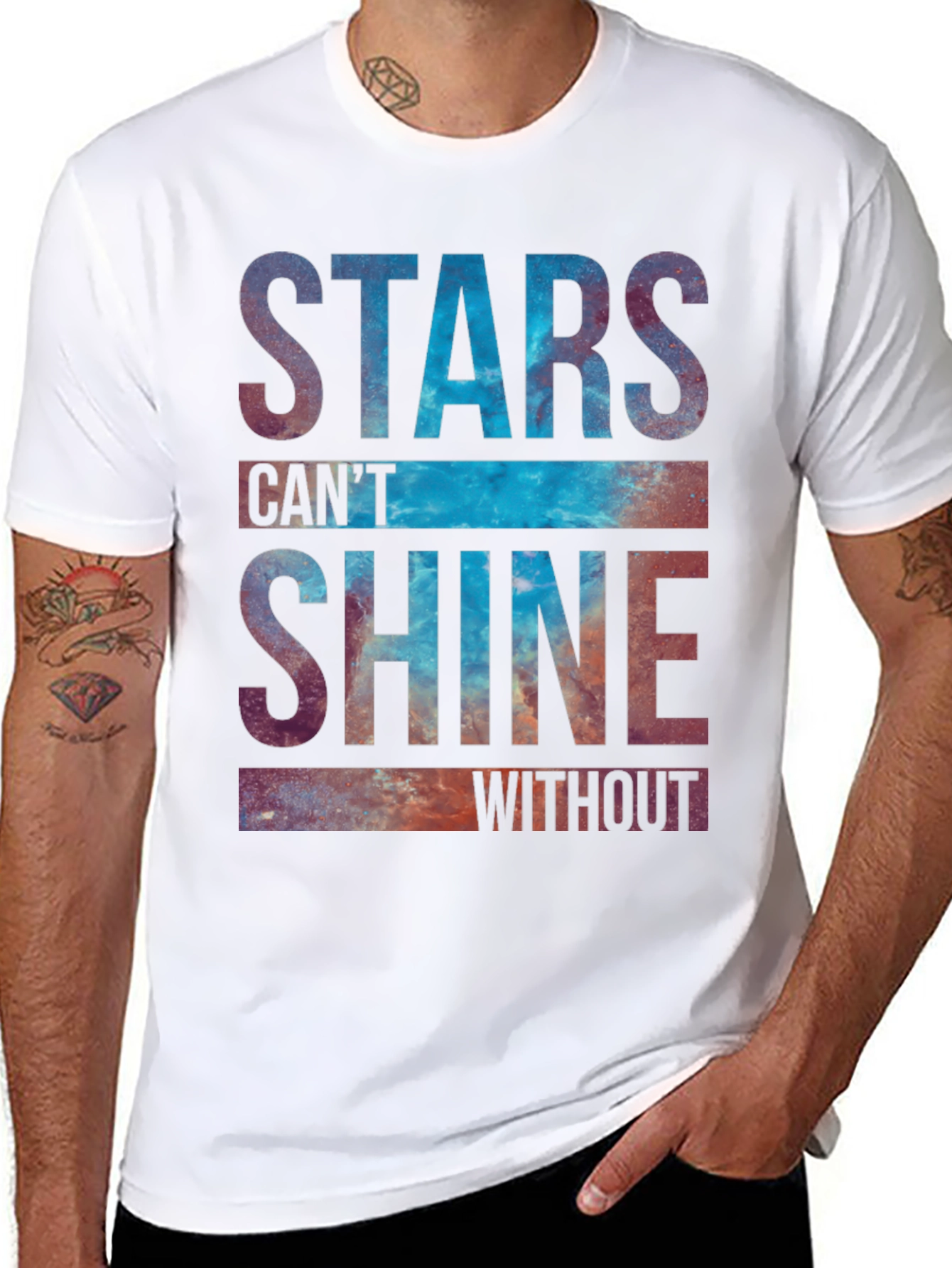 Stars Cant Shine Graphic Tee