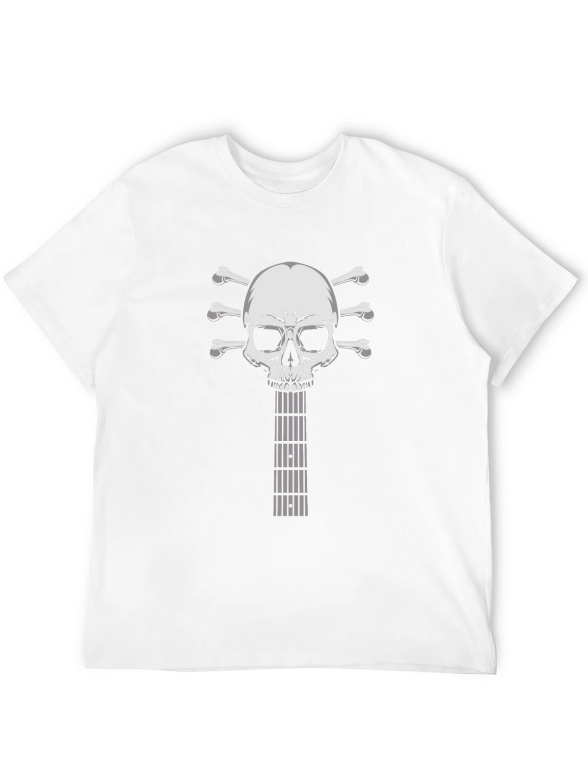Skull Guitar Black T-Shirt