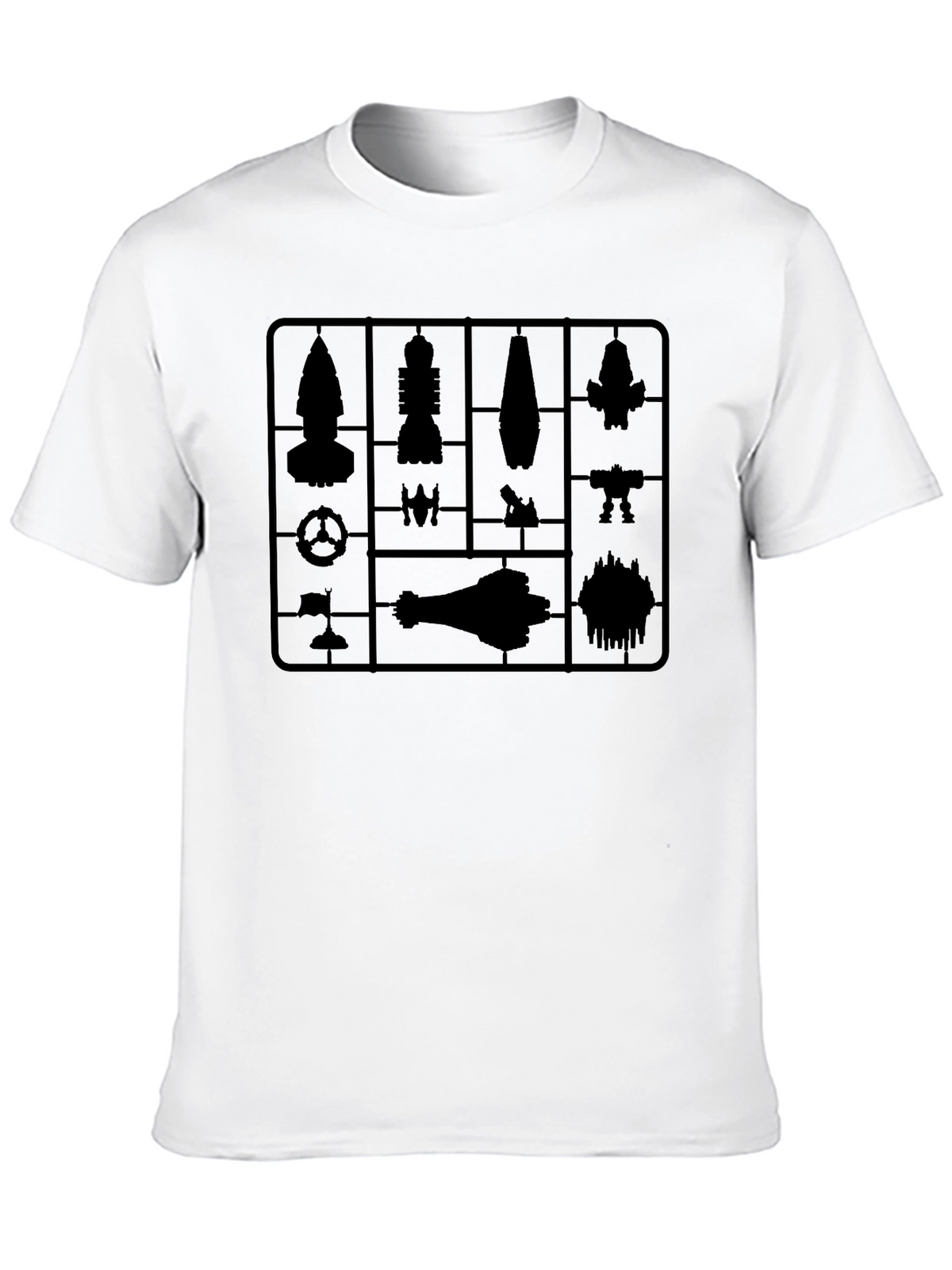 Model Kit Tee - Black Graphic T-Shirt