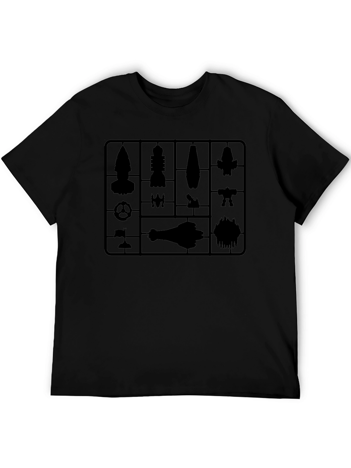 Model Kit Tee - Black Graphic T-Shirt