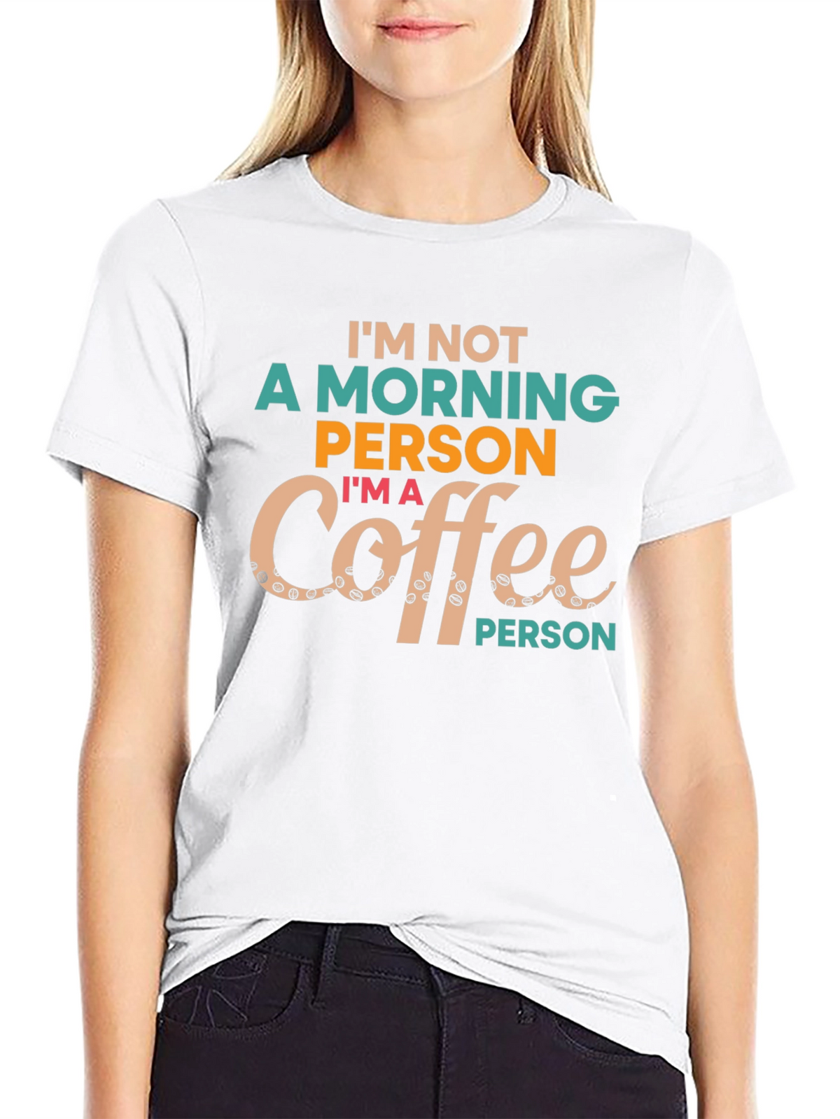 Coffee Person Graphic Tee - Unisex Black T-Shirt
