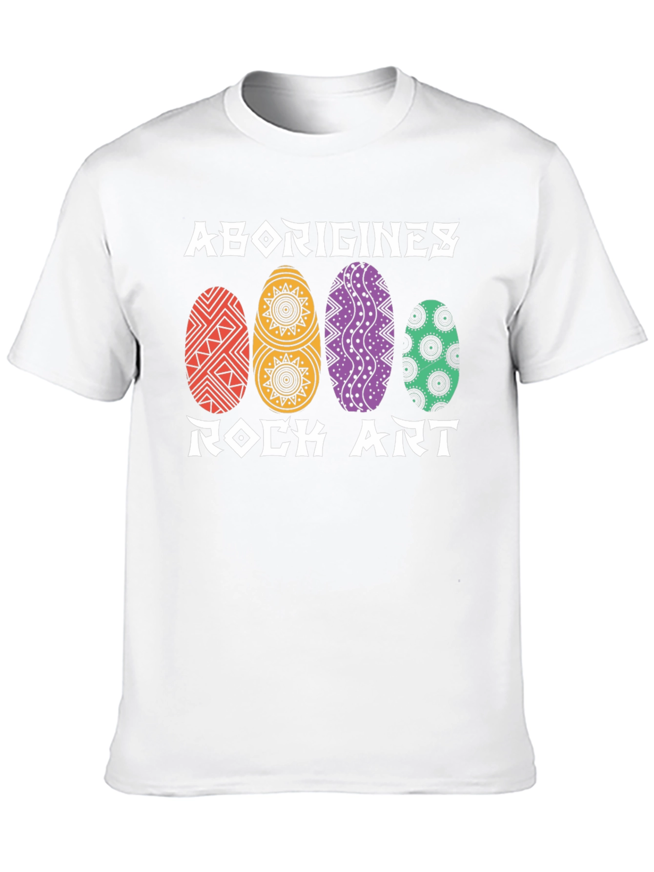 Aborigines Rock Art T-Shirt | Artistic Graphic Tee