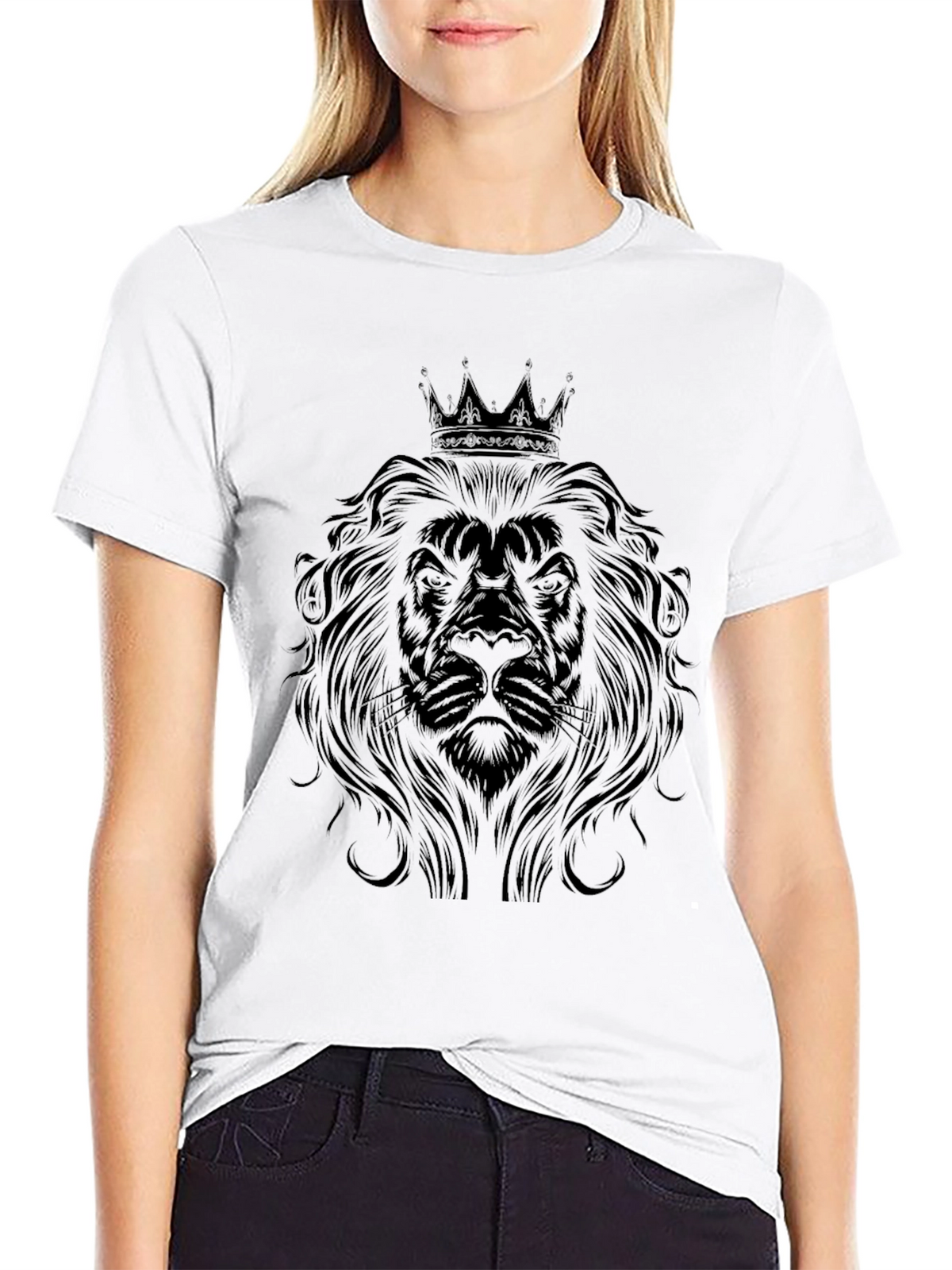 Lion King Mens Black Graphic Tee