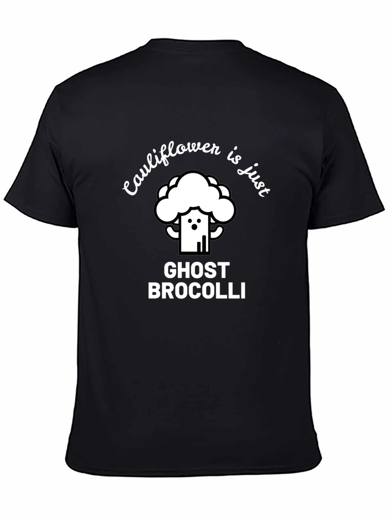 Cauliflower Ghost Broccoli Funny T-Shirt