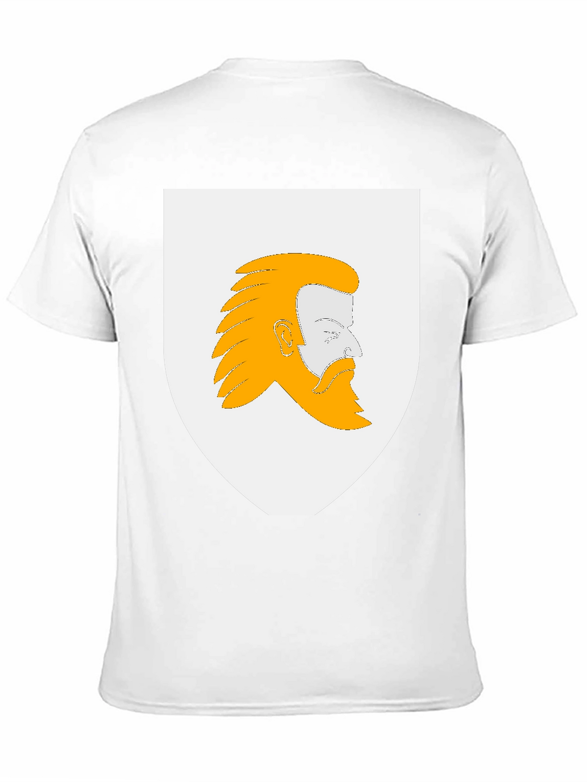 Heraldic Bearded Man Graphic T-Shirt