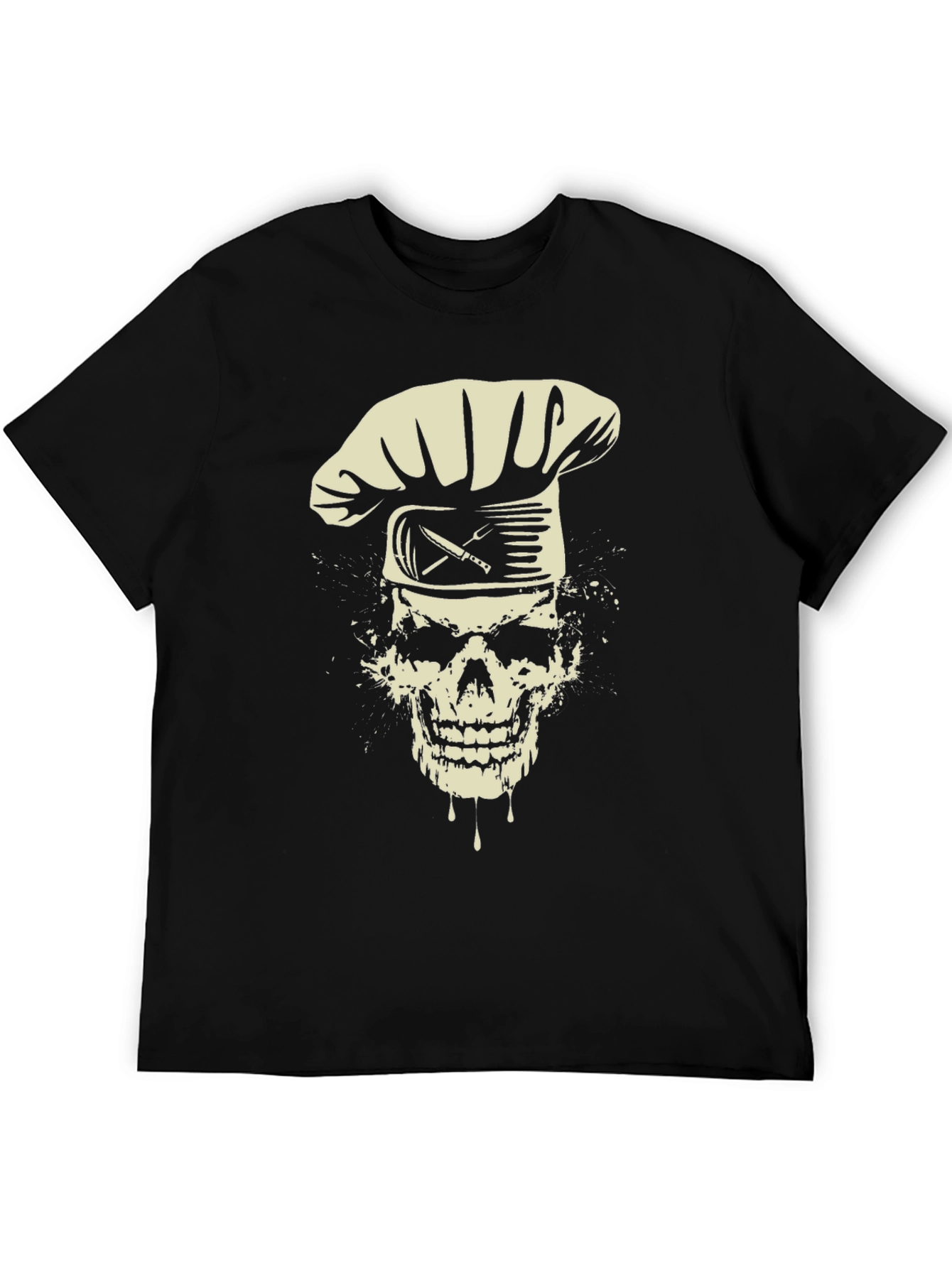 Chef Skull Graphic Tee - Culinary Humor