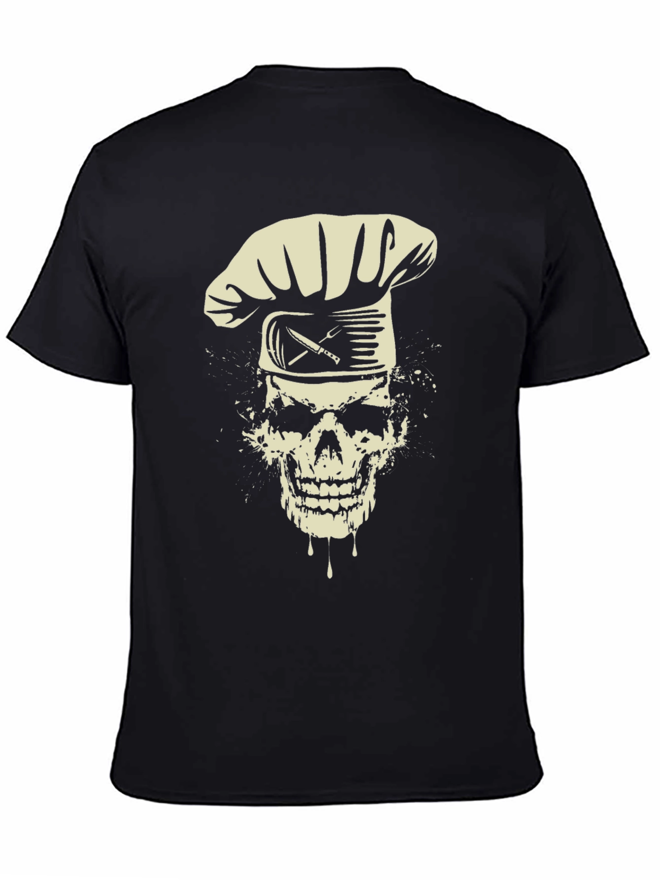 Chef Skull Graphic Tee - Culinary Humor