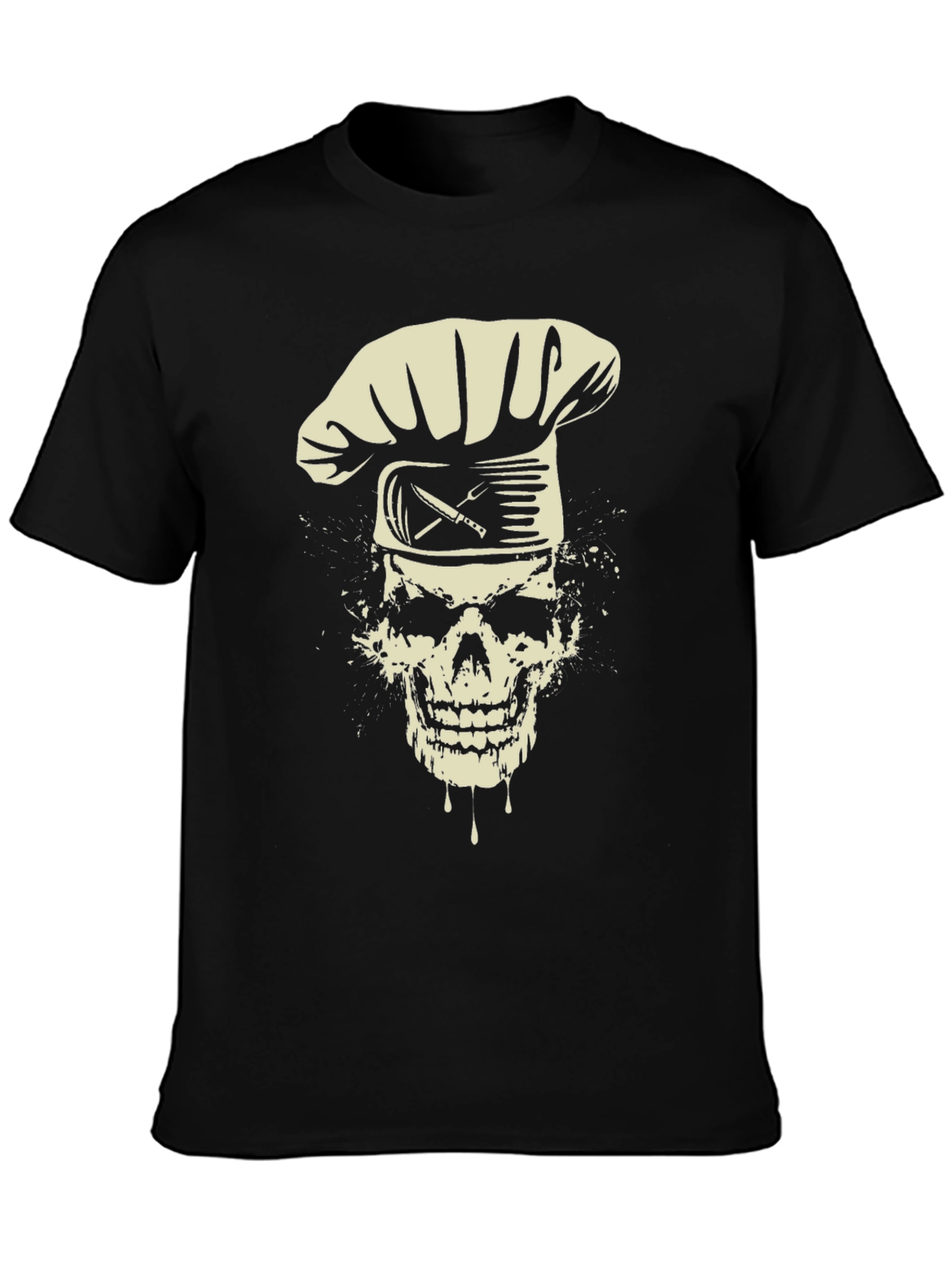 Chef Skull Graphic Tee - Culinary Humor