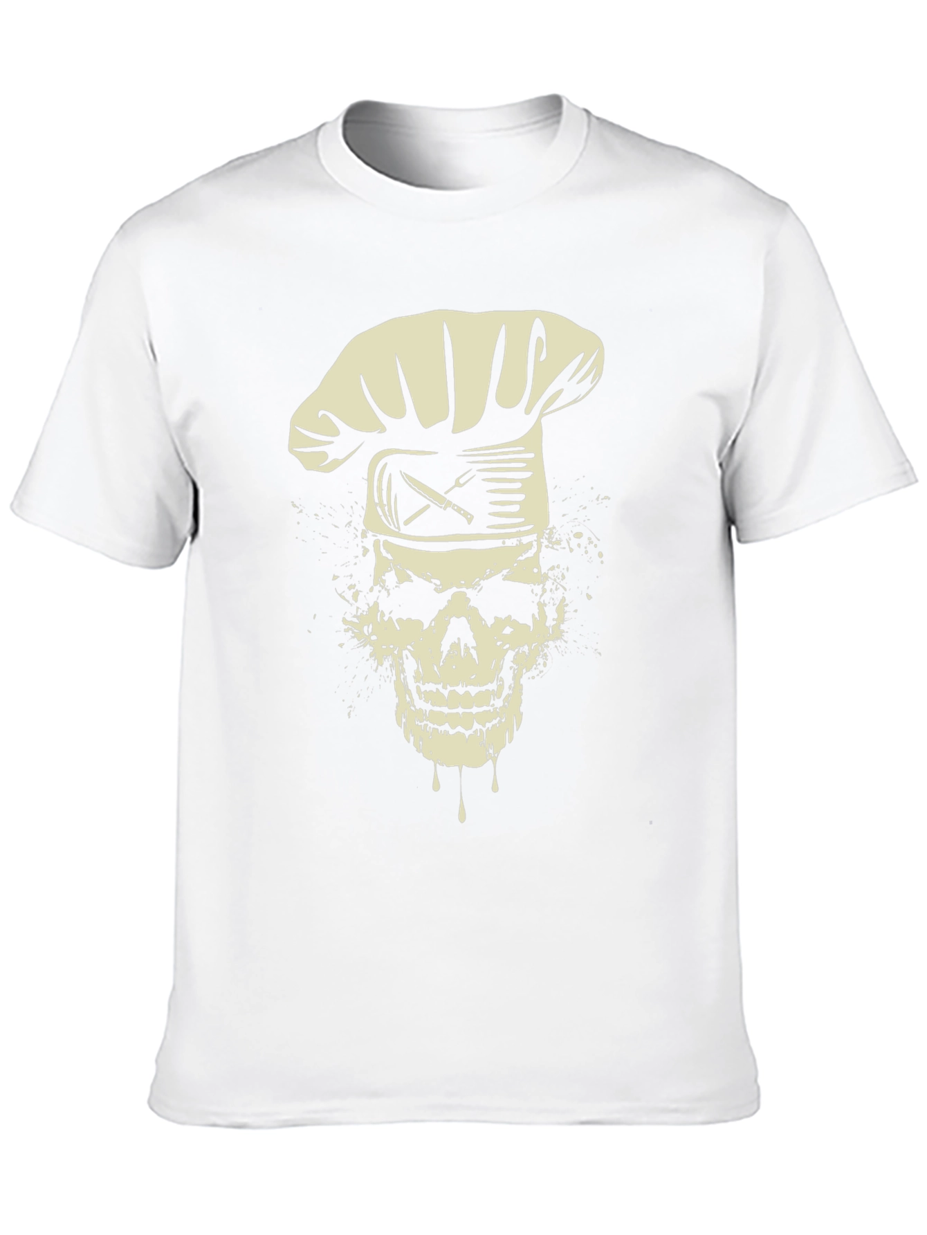 Chef Skull Graphic Tee - Culinary Humor