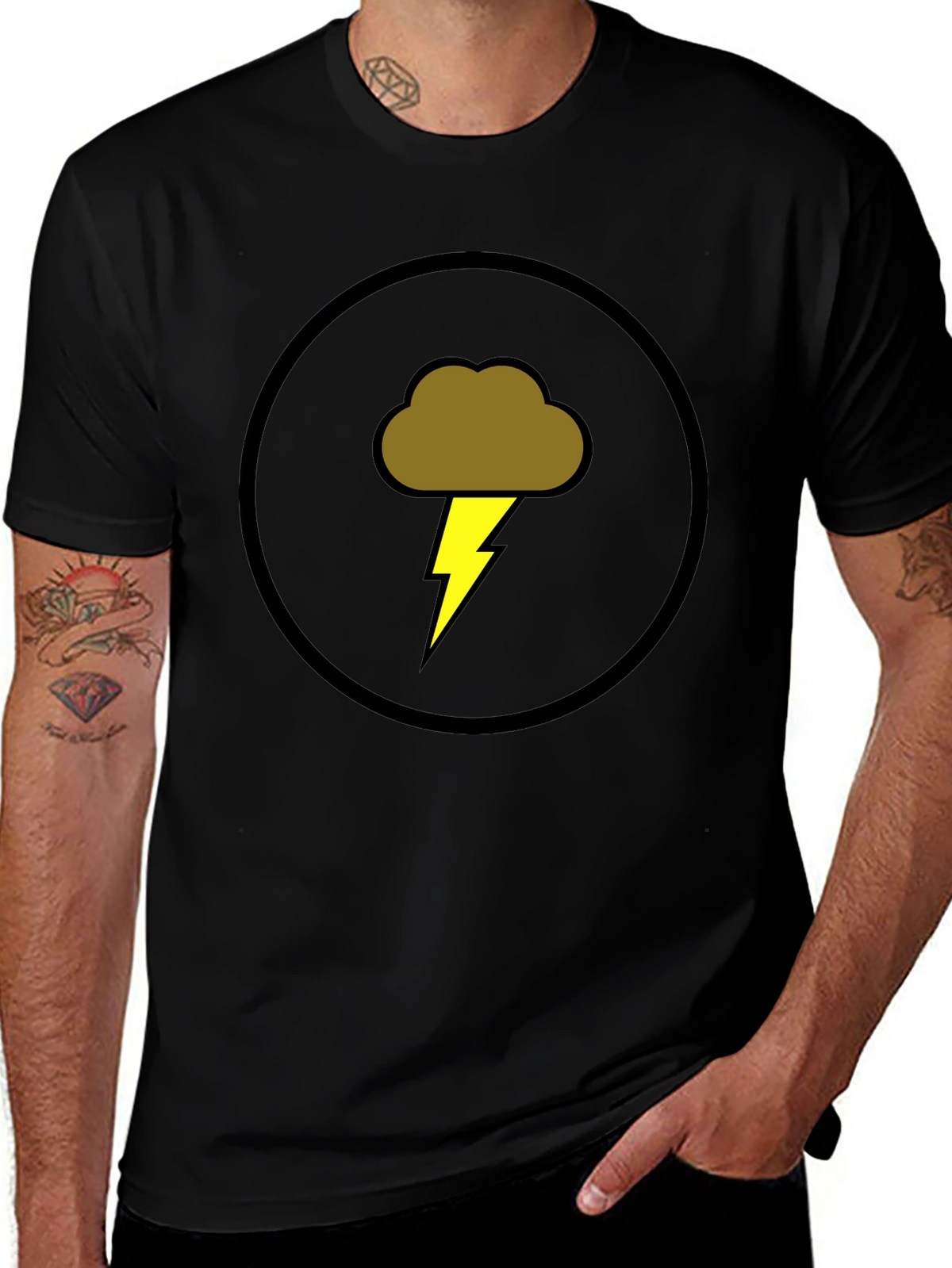Stormy Weather Graphic Tee - Bold Design
