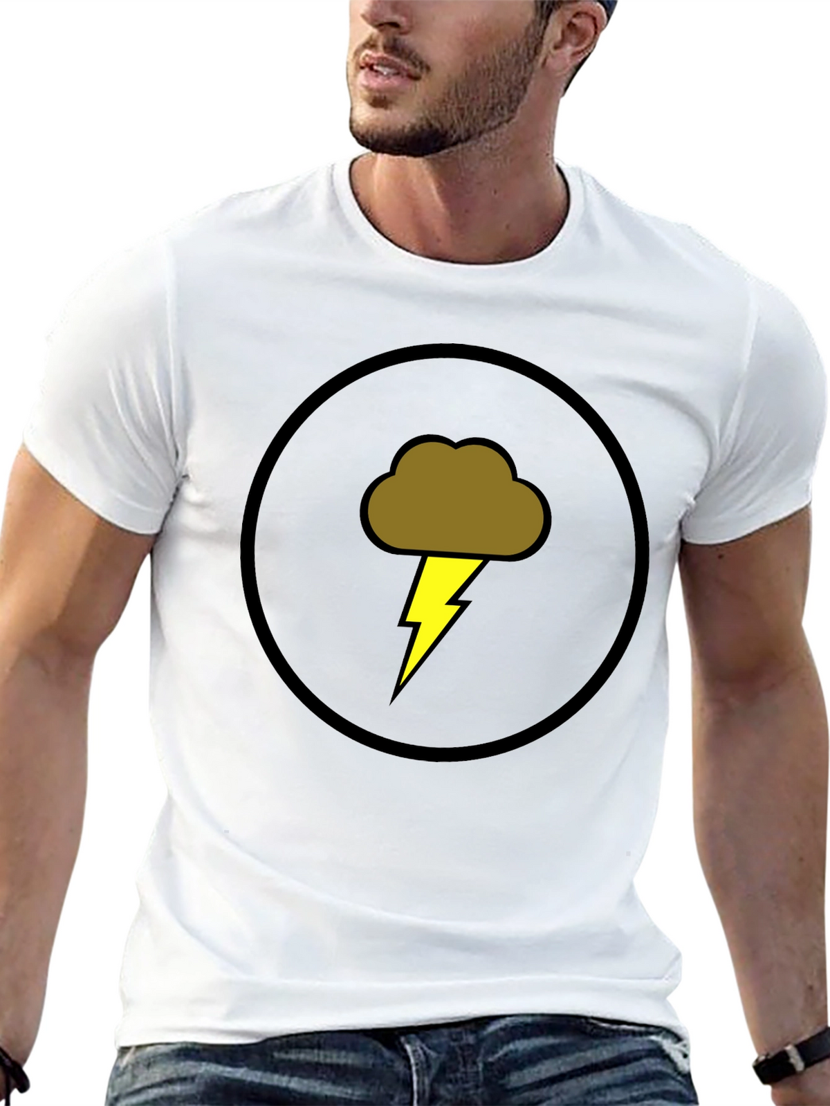 Stormy Weather Graphic Tee - Bold Design