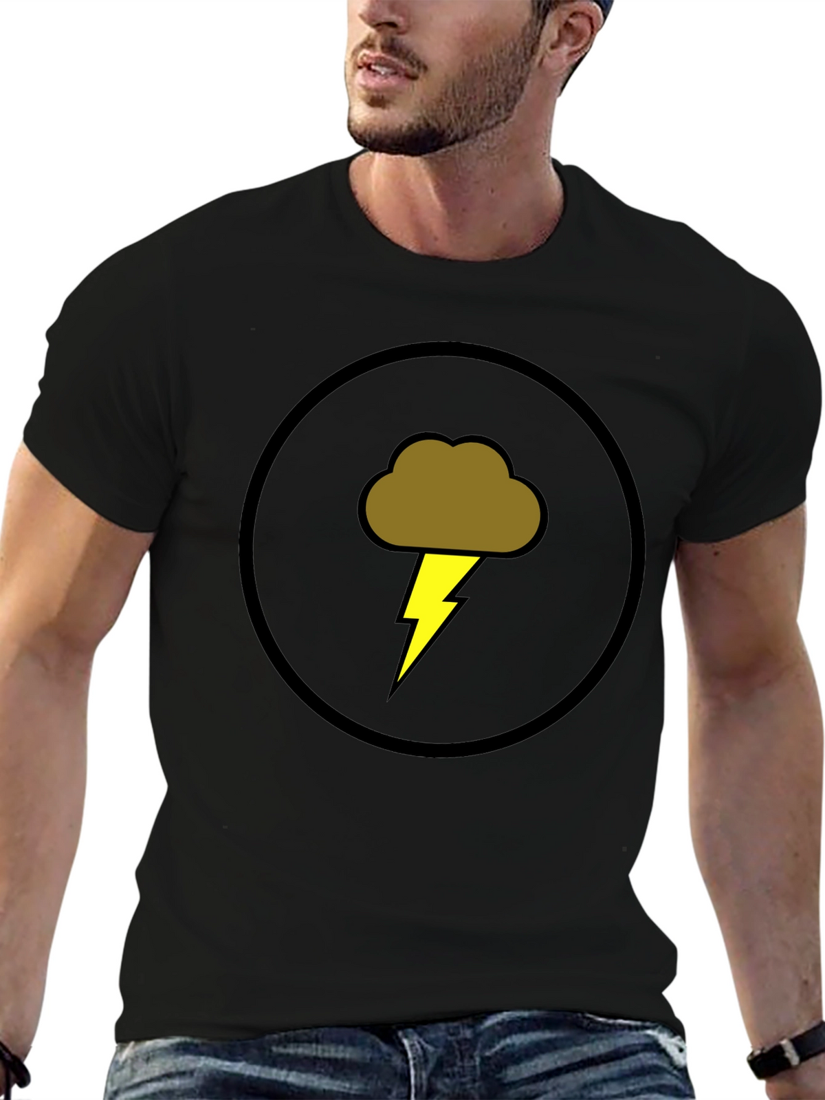 Stormy Weather Graphic Tee - Bold Design