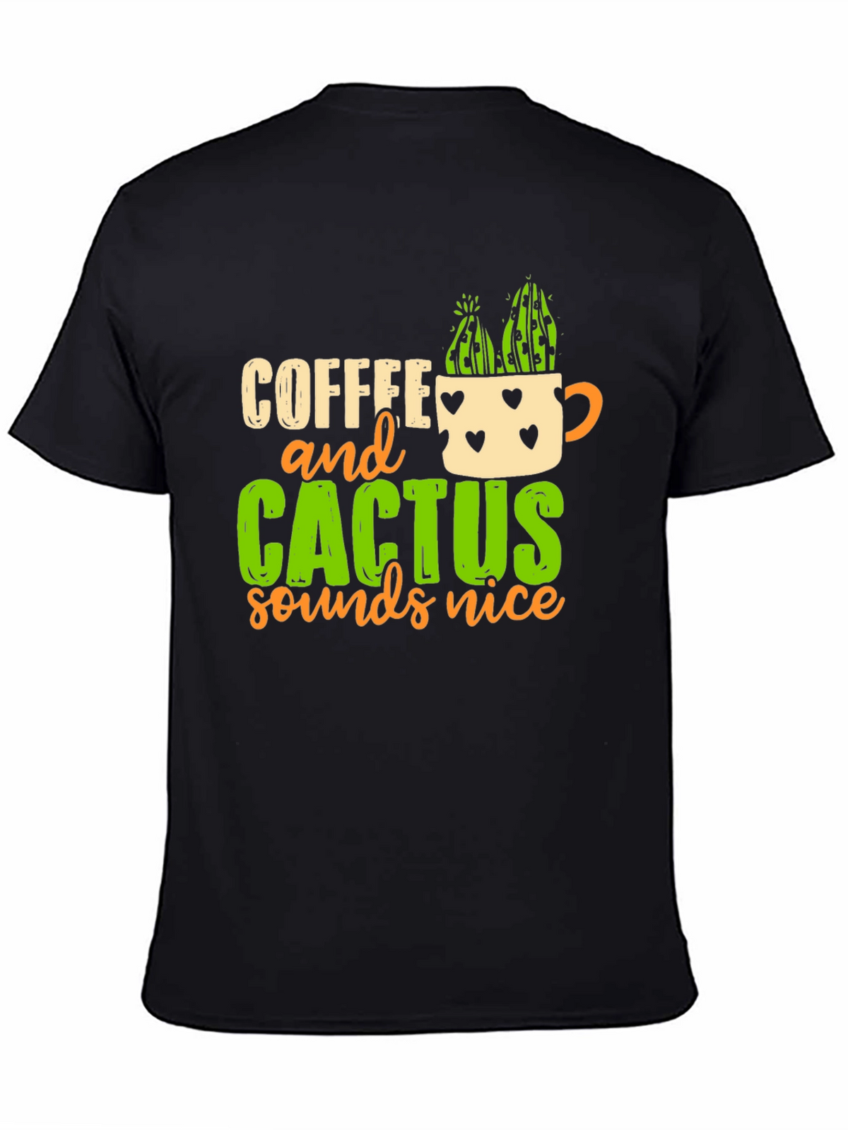 Coffee and Cactus T-Shirt Funny Plant Lover Tee