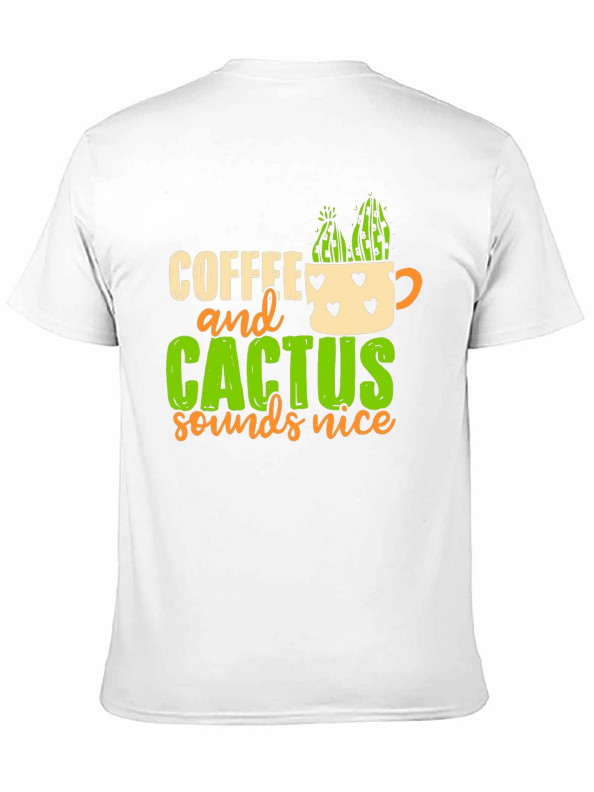 Coffee and Cactus T-Shirt Funny Plant Lover Tee