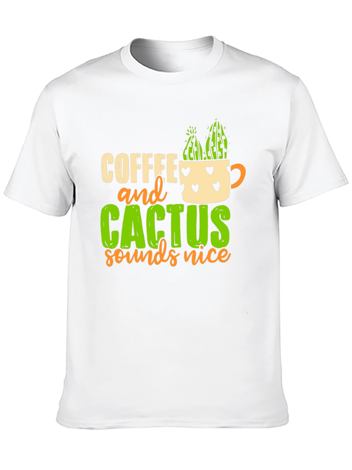 Coffee and Cactus T-Shirt Funny Plant Lover Tee