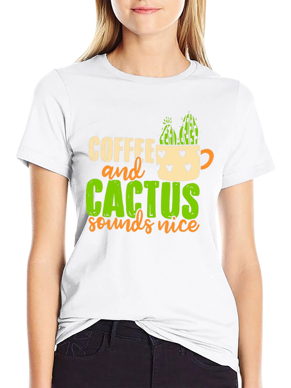 Coffee and Cactus T-Shirt Funny Plant Lover Tee