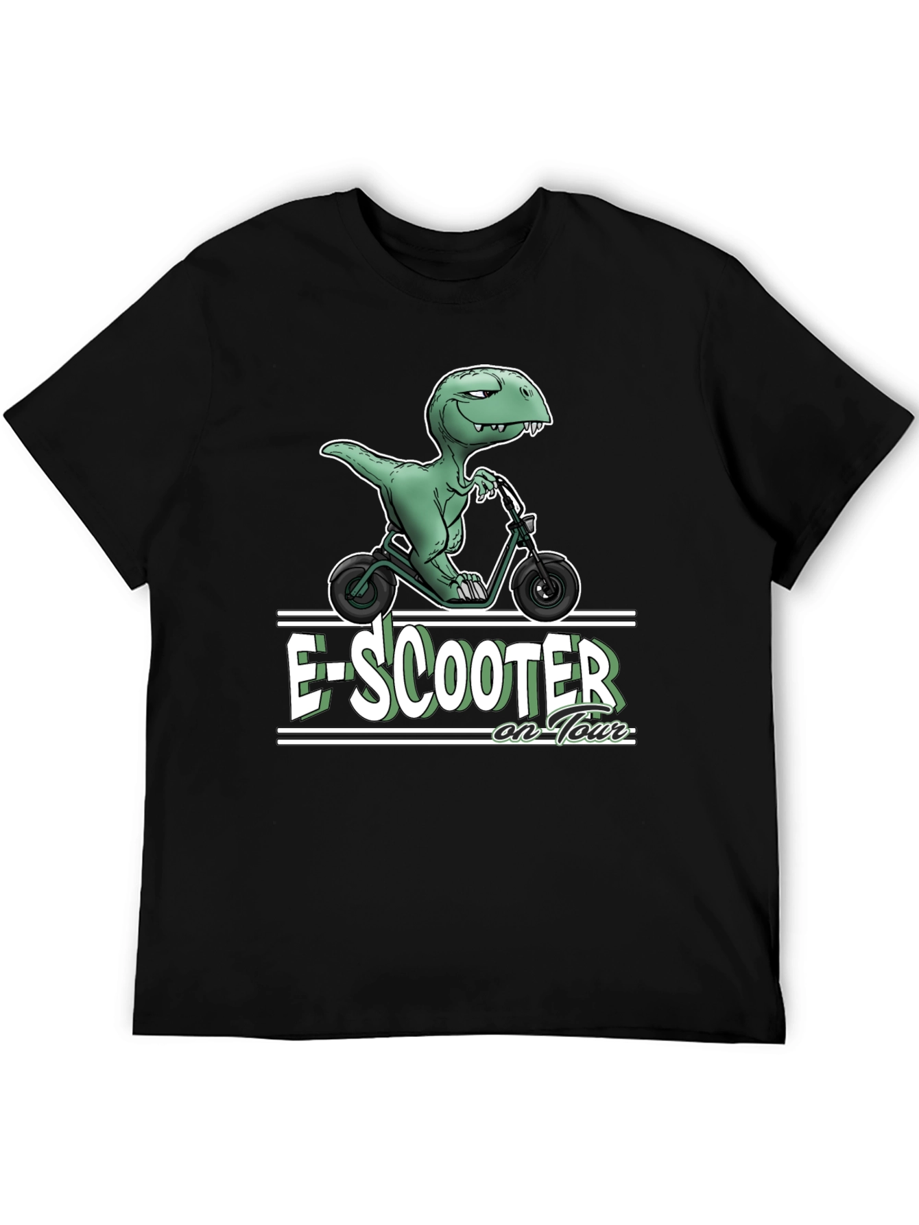 E-Scooter Dinosaur T-Shirt - On Tour