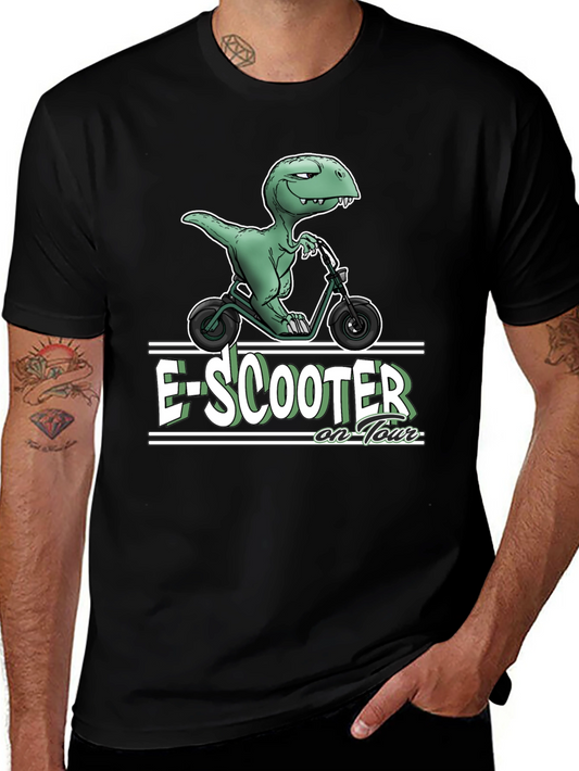 E-Scooter Dinosaur T-Shirt - On Tour