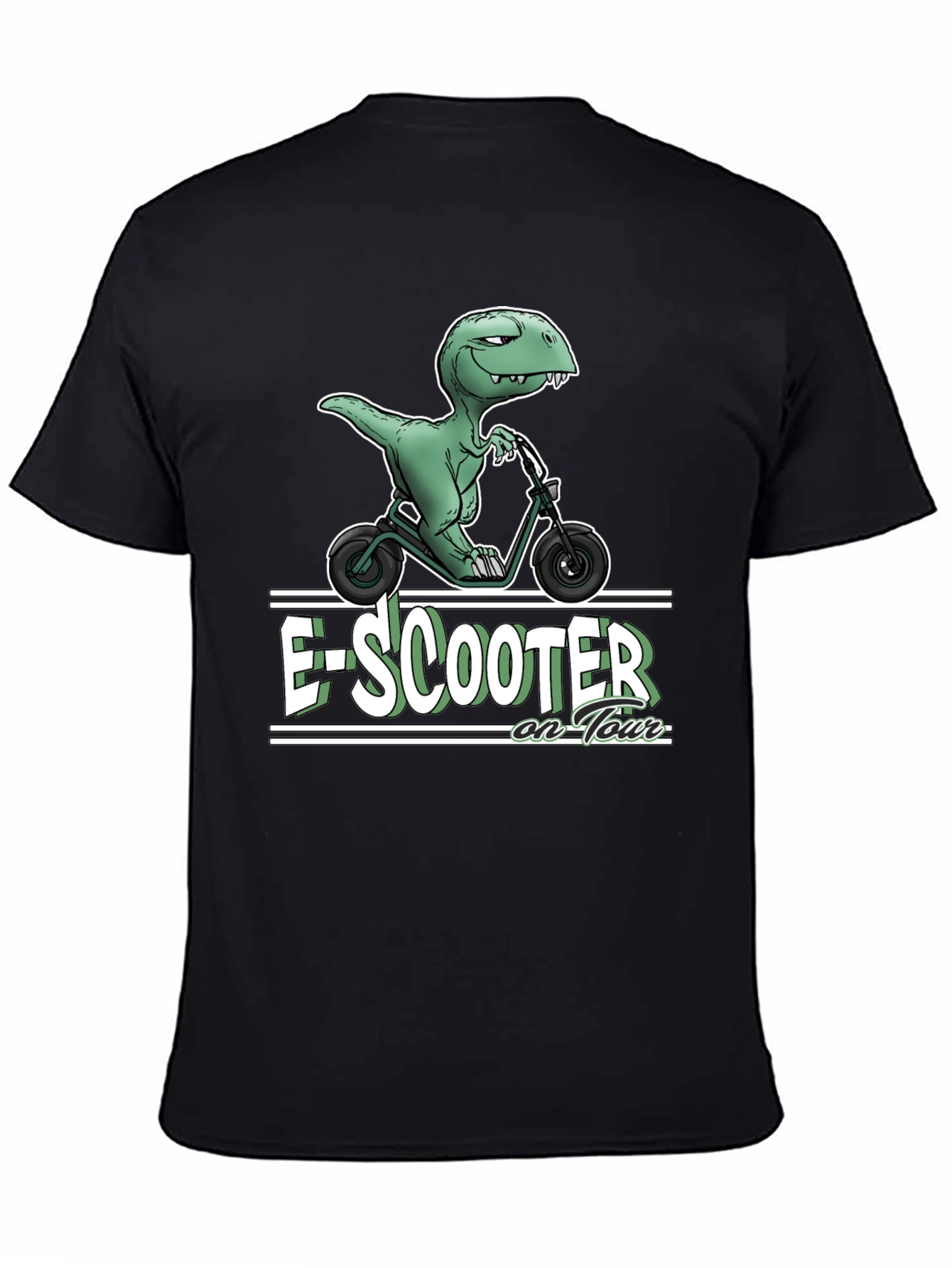 E-Scooter Dinosaur T-Shirt - On Tour
