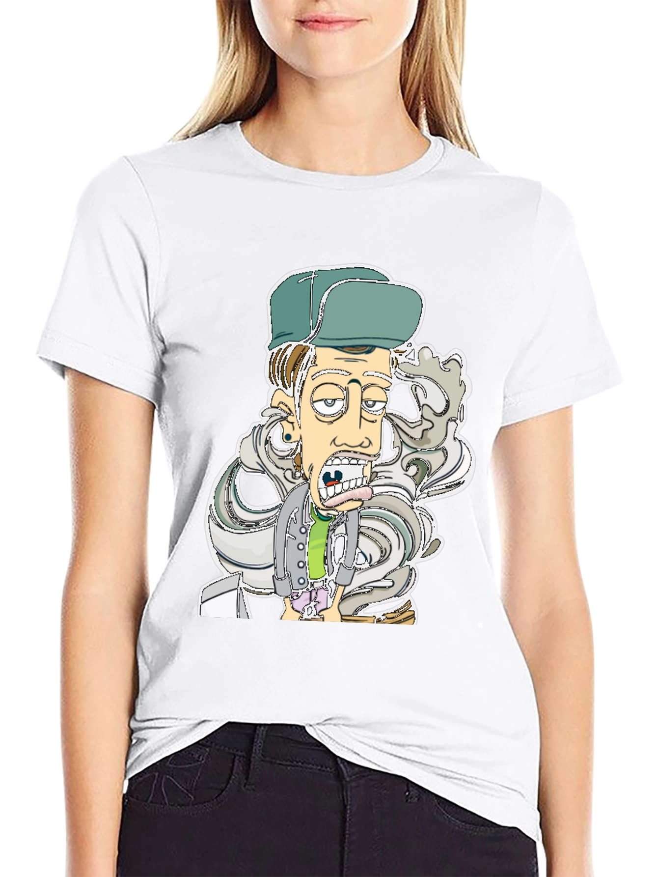 Cartoon Character Graphic T-Shirt - Cool & Fun