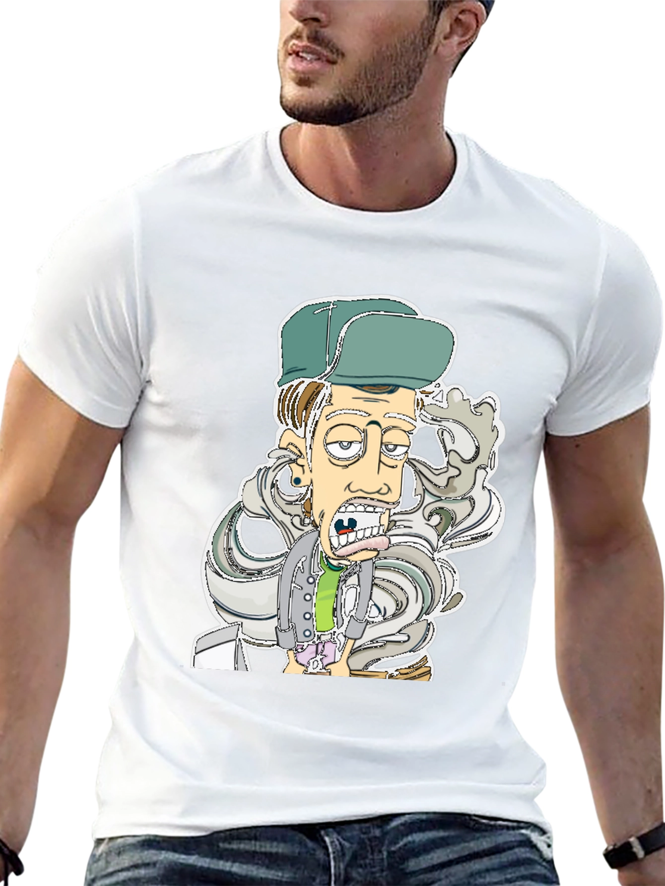 Cartoon Character Graphic T-Shirt - Cool & Fun