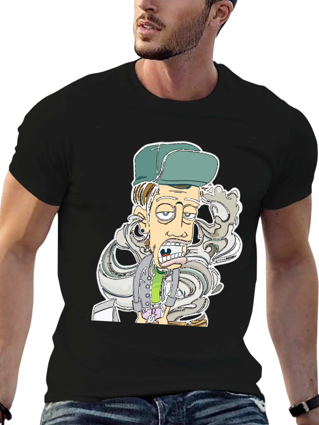 Cartoon Character Graphic T-Shirt - Cool & Fun