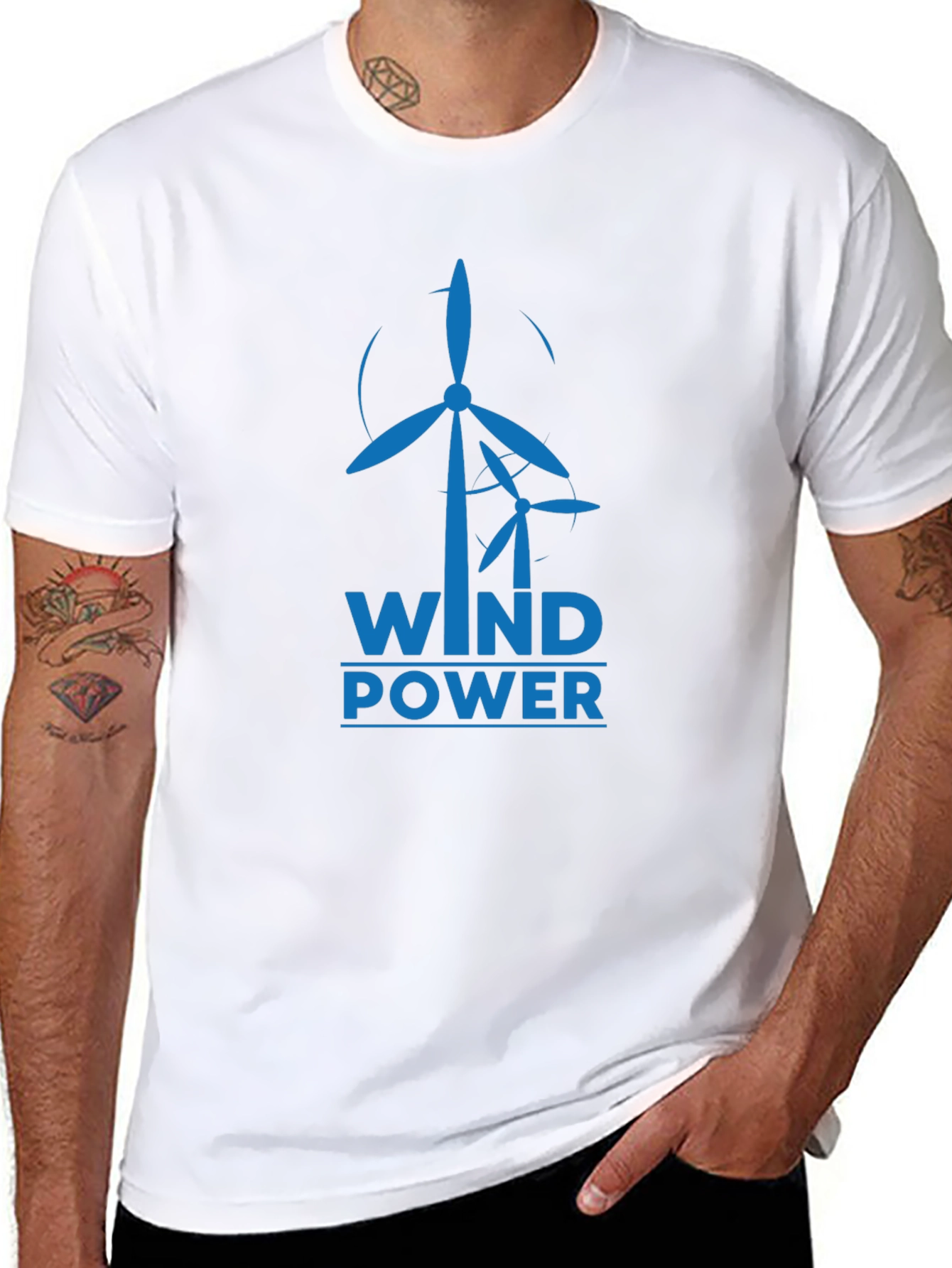 Wind Power T-Shirt - Eco-Friendly Energy