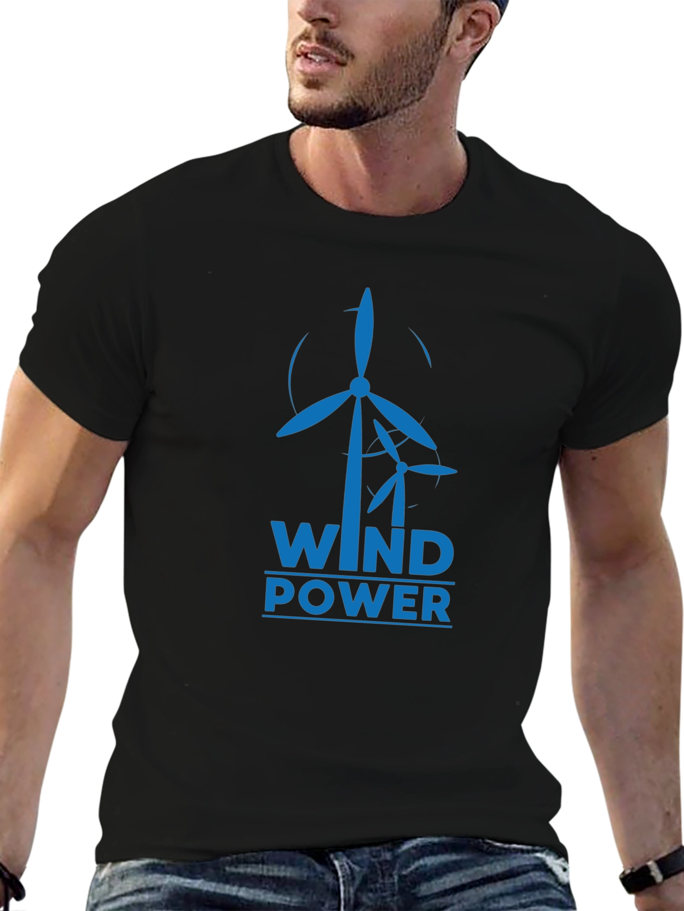 Wind Power T-Shirt - Eco-Friendly Energy