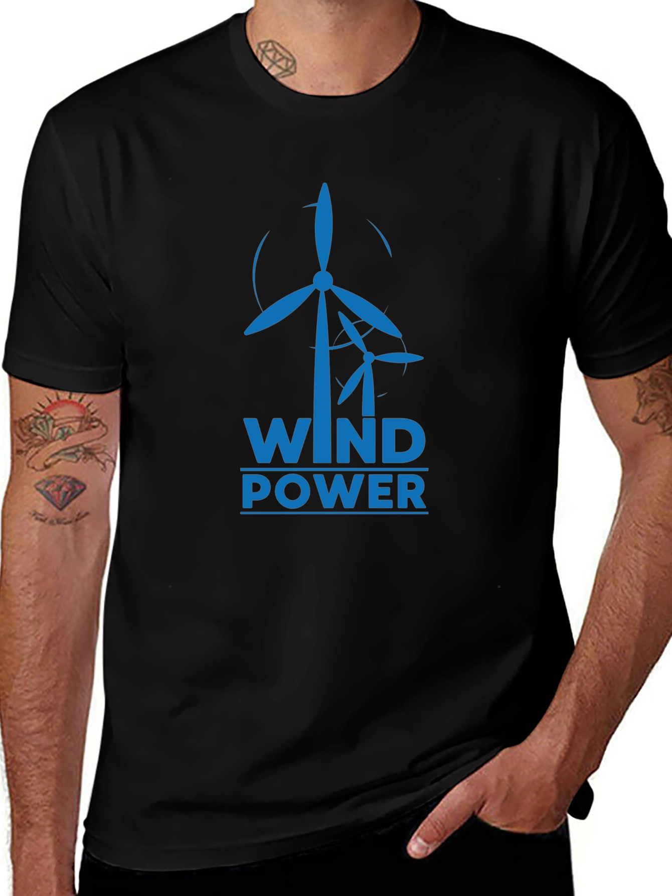 Wind Power T-Shirt - Eco-Friendly Energy