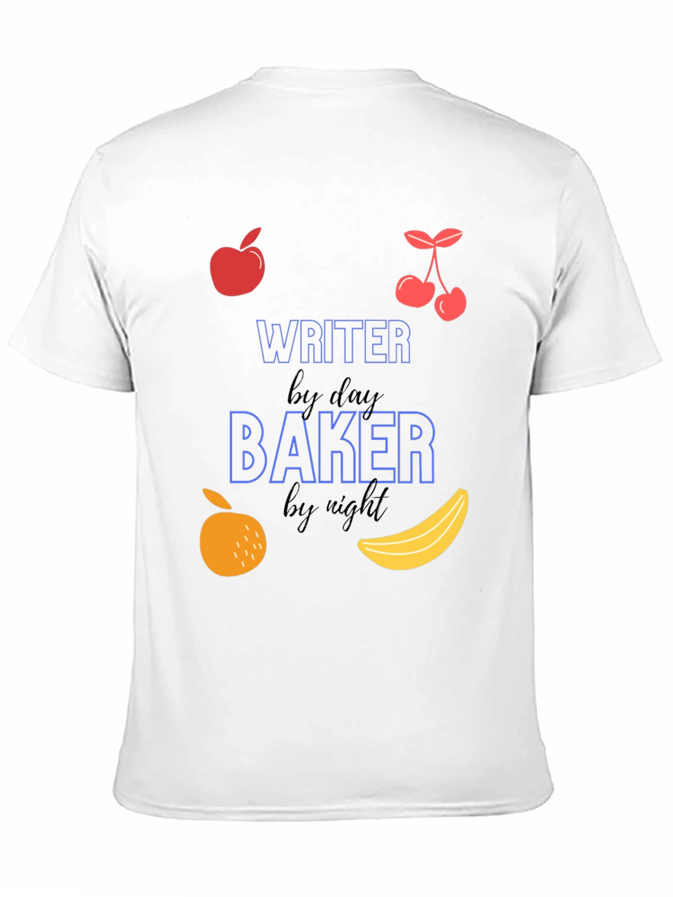 Writer By Day Baker By Night Graphic Tee