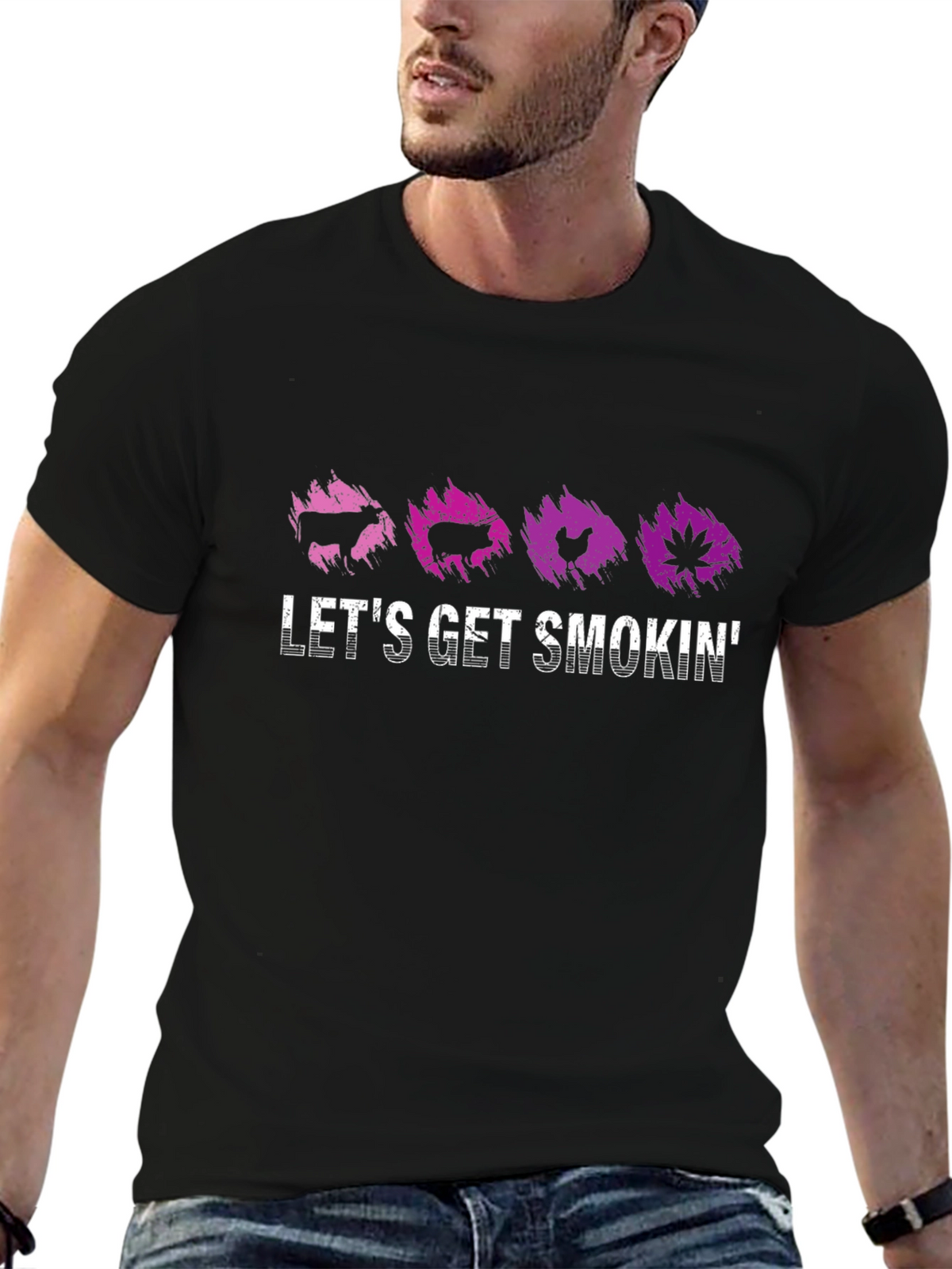 Lets Get Smokin Graphic Tee