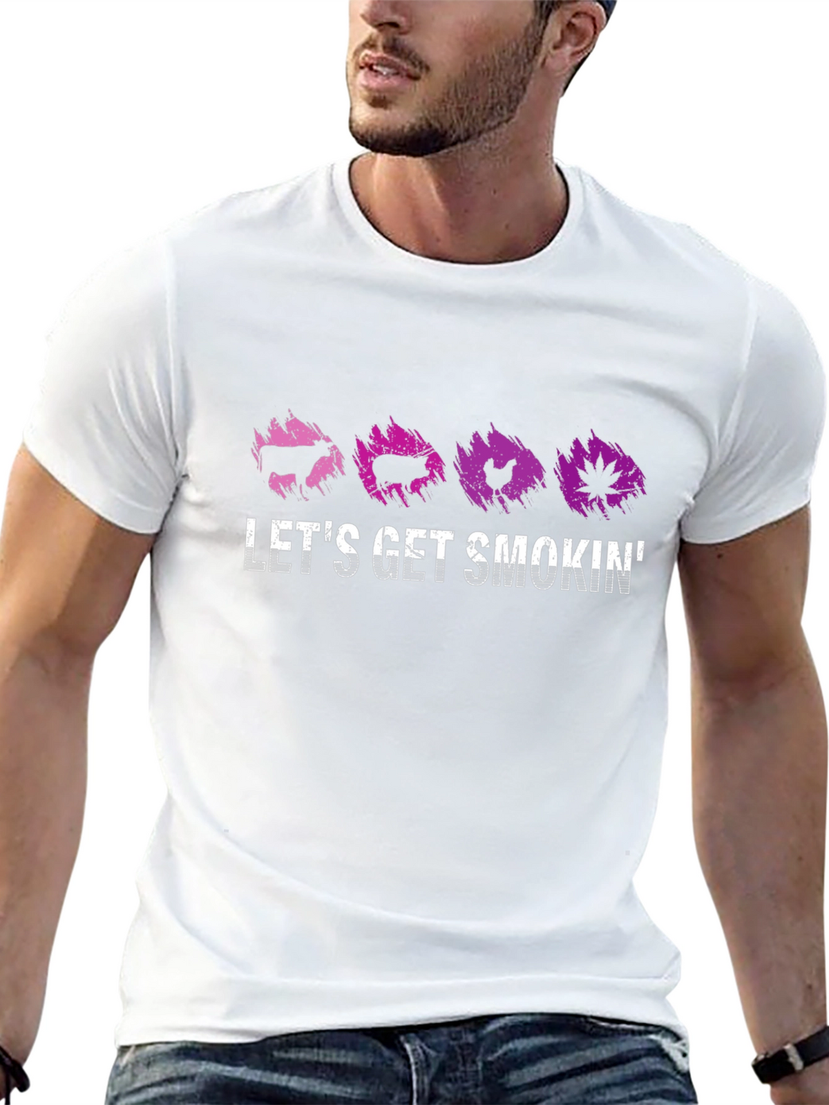 Lets Get Smokin Graphic Tee