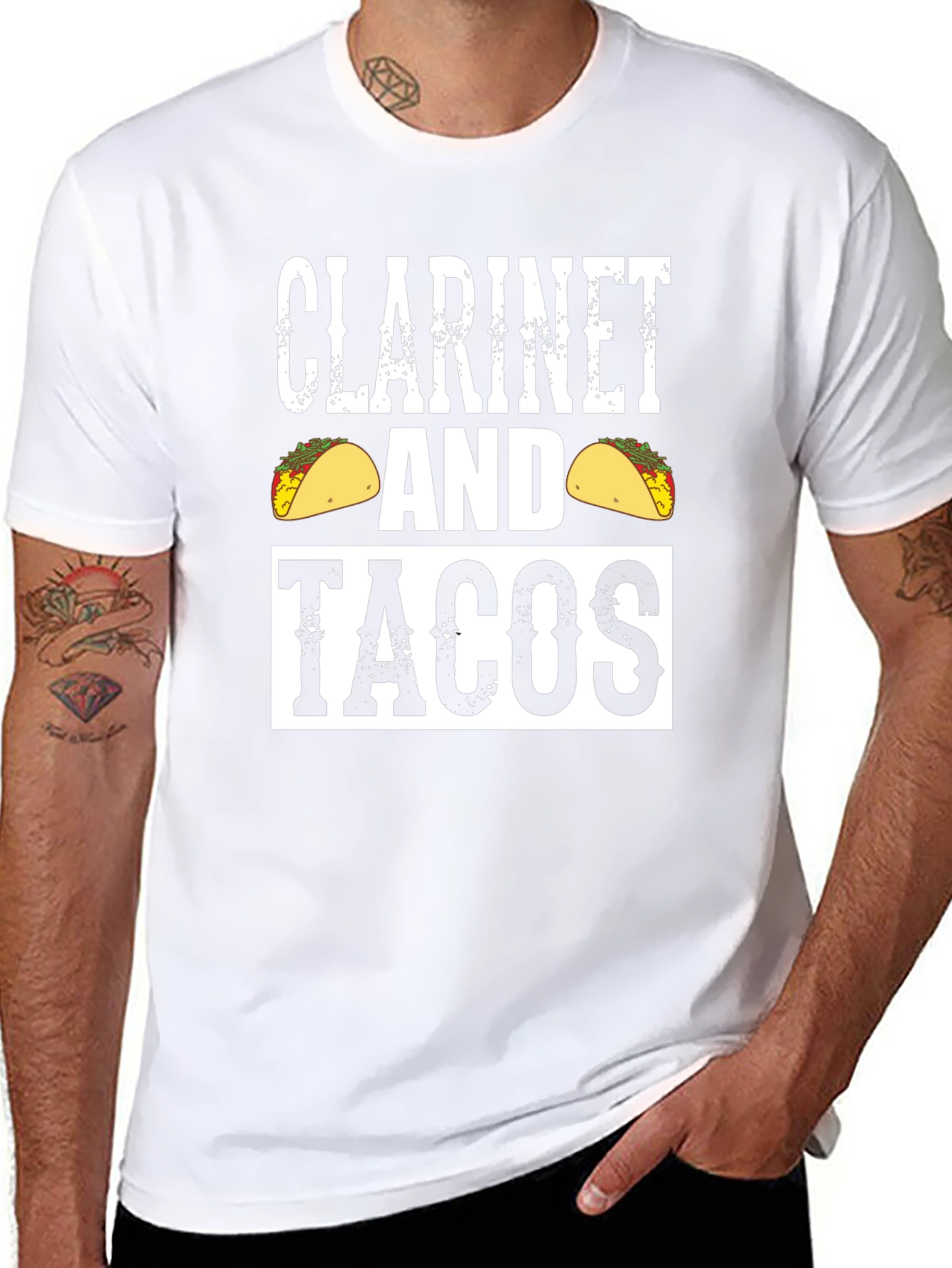 Clarinet and Tacos Graphic Tee