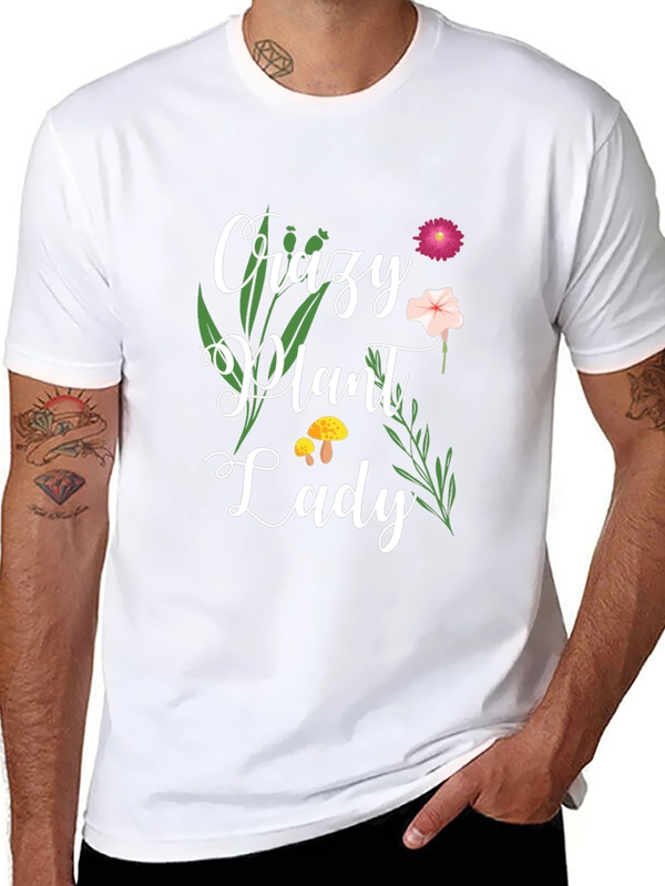 Crazy Plant Lady Graphic T-Shirt